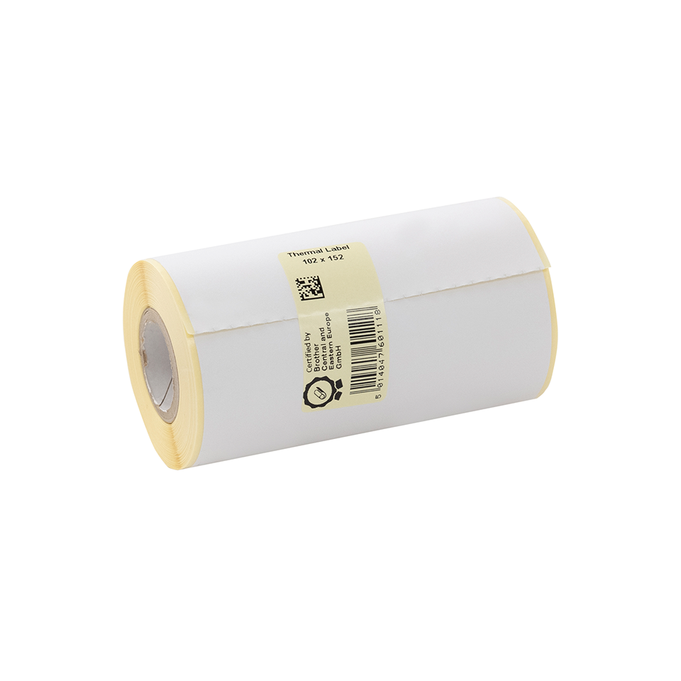 Brother LDE1E152102058P 102mm x 152mm, originální bílé papírové štítky