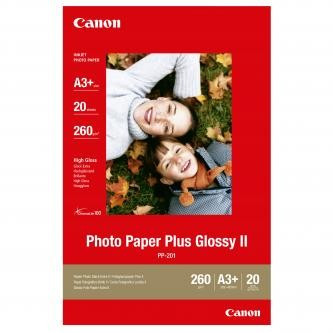Canon 2311B021 Photo Paper Plus Glossy, fotópapírok, fényes, fehér, A3+, 275 g/m2, 20 db, PP-201 A3+, inko