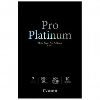Levně Canon 2768B018 Photo Paper Pro Platinum, foto papír, lesklý, bílý, A3+, 300 g/m2, 10 ks, PT-101 A3+, ink