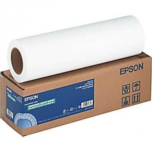 Levně Epson 1118/30.5/Premium Semigloss Photo Paper, 1118mmx30.5m, 44", C13S041643, 255 g/m2, foto papír, bílý