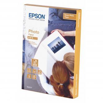 Epson Photo Paper, C13S042157, foto papír, lesklý, bílý, Stylus Color, Photo, Pro, 10x15cm, 4x6