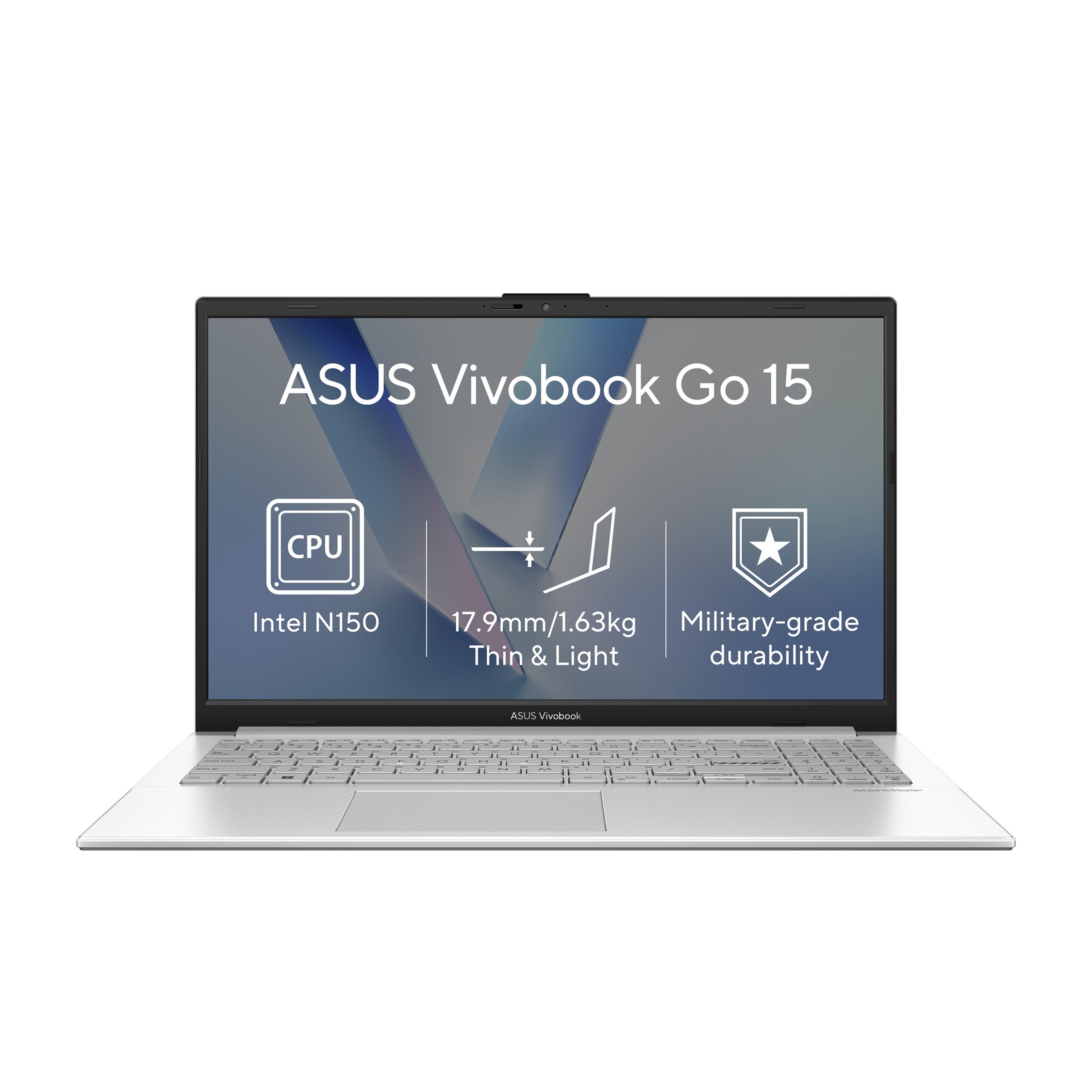 ASUS ASUS Vivobook Go 15/E1504TA-BQ163W/N150/15.6"/FHD/8GB/128GB/Intel int/W11H/Silver/2R