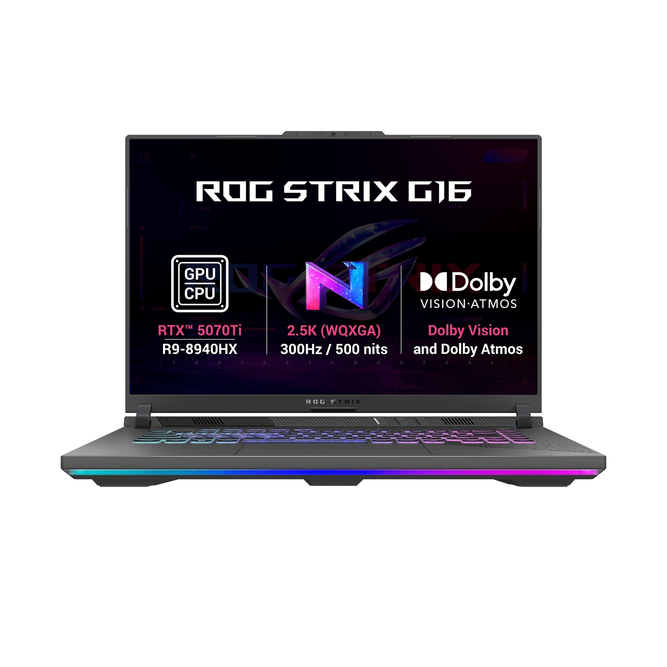 ASUS ASUS ROG Strix G16/G614PR-TS129WZ/R9-8940HX/16"/2560x1600/32GB/1TB/RTX 5070Ti/W11H/Gray/2R