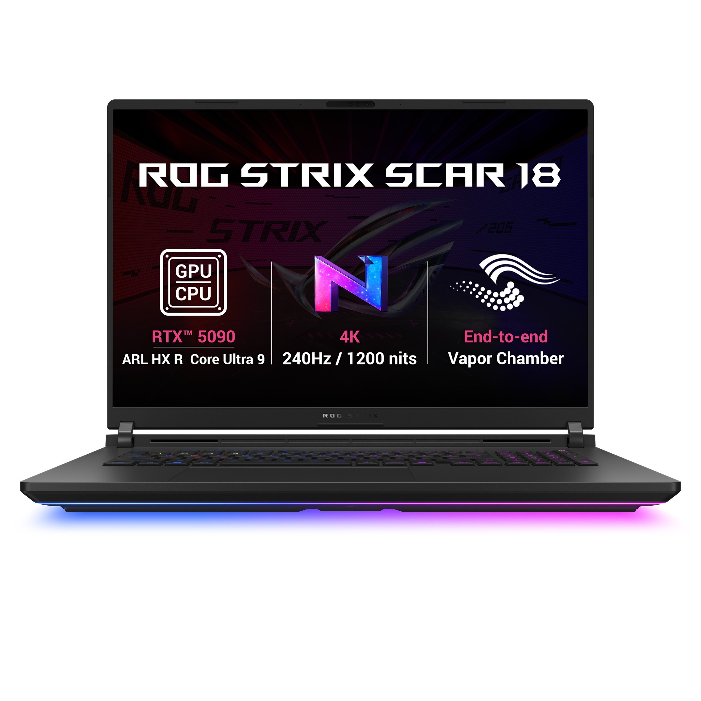 ASUS ASUS ROG Strix SCAR 18/G835LXG-TQ468WZ/U9-290HXPLUS/18"/4K/64GB/1TB/RTX 5090/W11H/Black/2R