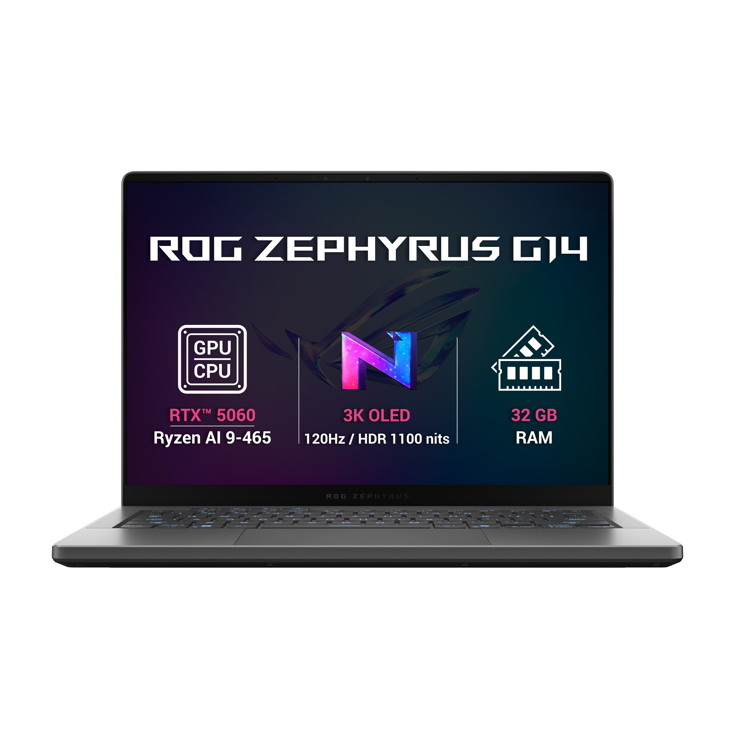 ASUS ASUS ROG Zephyrus G14/GA403GM-SY185WZ/AI9-465/14"/2880x1800/32GB/1TB/RTX 5060/W11H/Gray/2R