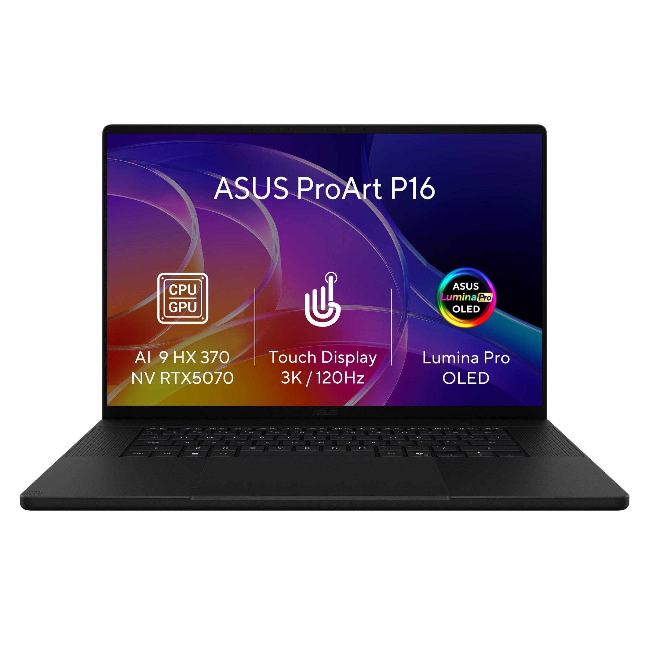 ASUS ASUS ProArt P16/H7606WP-OLED235XZ/AI9-HX370/16"/2880x1800/T/32GB/1TB/RTX 5070/W11P/Black/2R