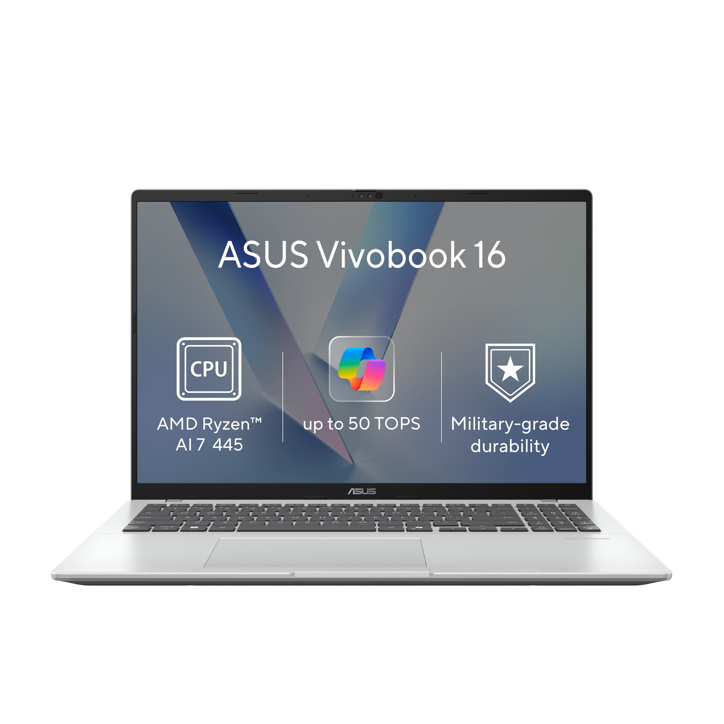 ASUS ASUS Vivobook 16/M1607GA-MB036WZ/AI7-445/16"/WUXGA/32GB/512GB/AMD int/W11H/Silver/2R