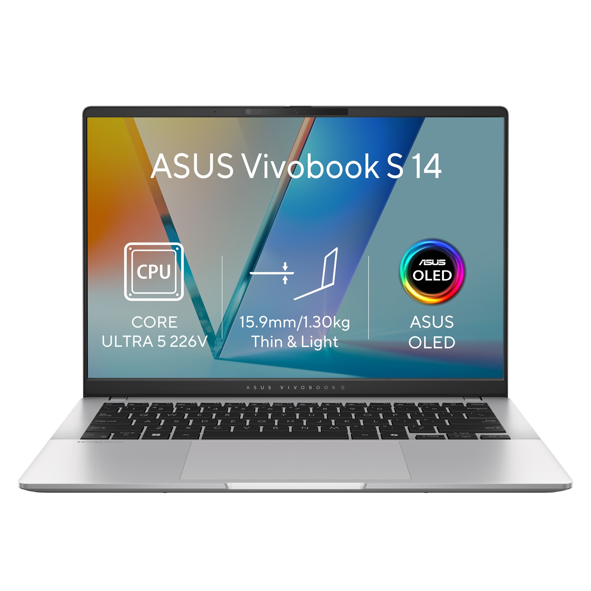 ASUS ASUS Vivobook S14/S5406SAL-OLED312WZ/U5-226V/14"/WUXGA/16GB/512GB/Intel int/W11H/Silver/2R