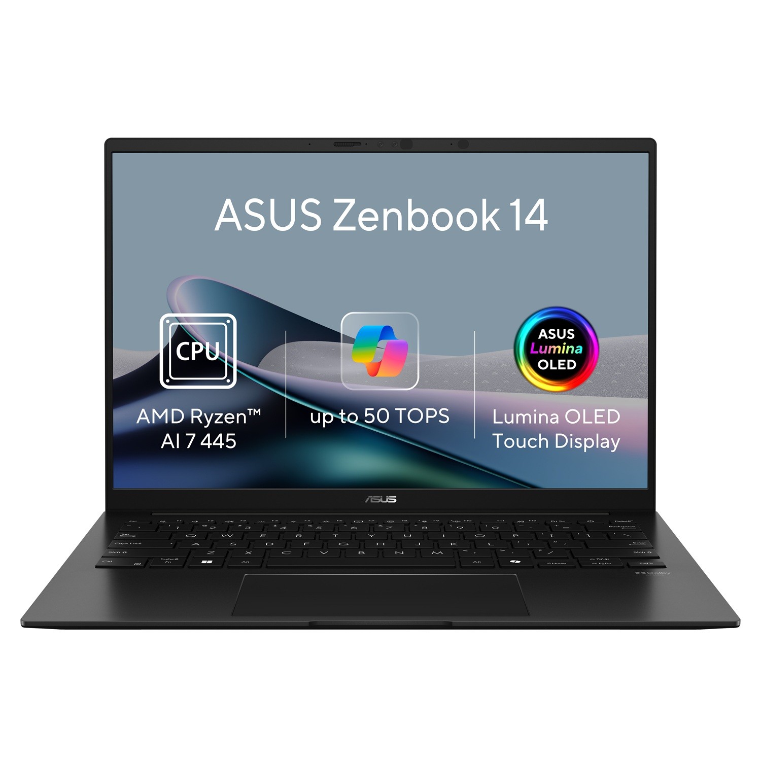 ASUS ASUS Zenbook 14/UM3406GA-OLED231X/AI7-445/14"/WUXGA/T/32GB/1TB/AMD int/W11P/Black/2R