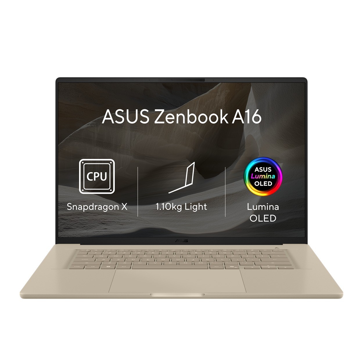 ASUS ASUS Zenbook A16/UX3607QA-OLED104WZ/SD-X1-26-100/16"/WUXGA/16GB/512GB/Adreno/W11H/Brown/2R