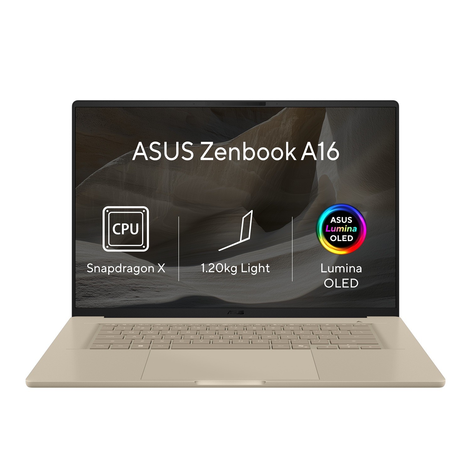 ASUS ASUS Zenbook A16/UX3607OA-OLED077W/SD-X2E-94-100/16"/2880x1800/48GB/512GB/Adreno/W11H/Brown/2R