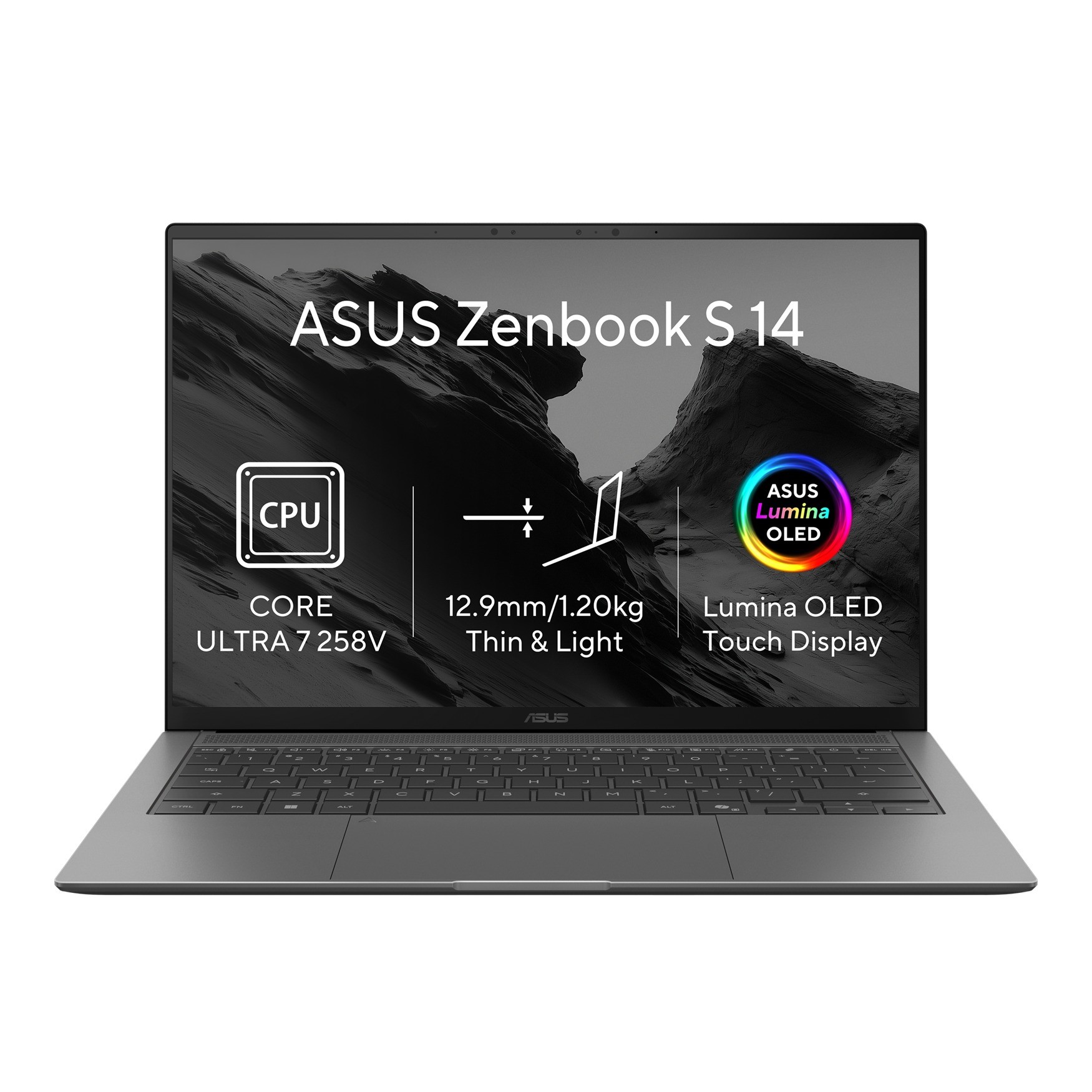 ASUS ASUS Zenbook S 14 OLED/UX5406SA-OLED700X/U7-258V/14"/2880x1800/T/32GB/512GB/Intel int/W11P/Gray/2R