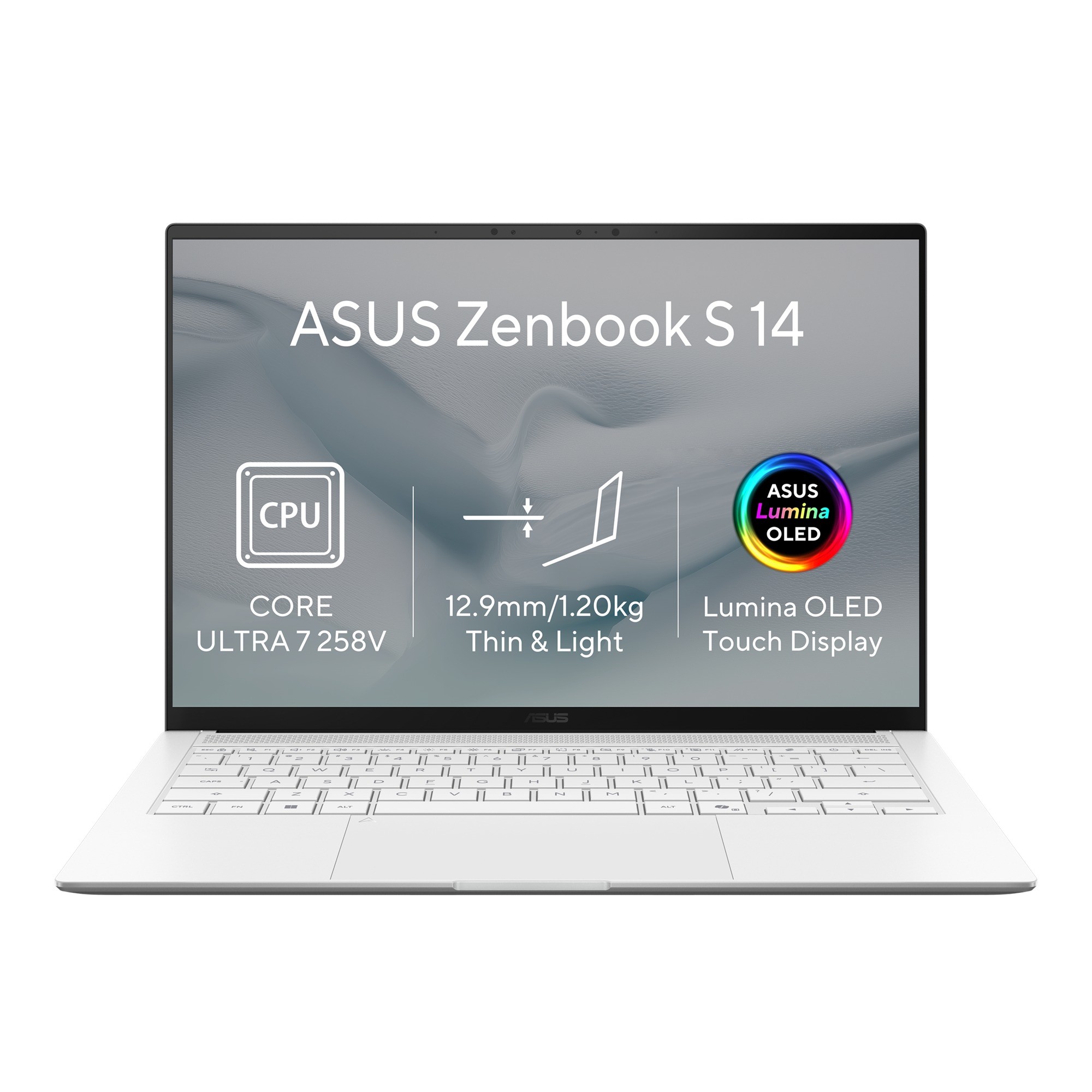 ASUS ASUS Zenbook S 14 OLED/UX5406SA-OLED701X/U7-258V/14"/2880x1800/T/32GB/512GB/Intel int/W11P/White/2R