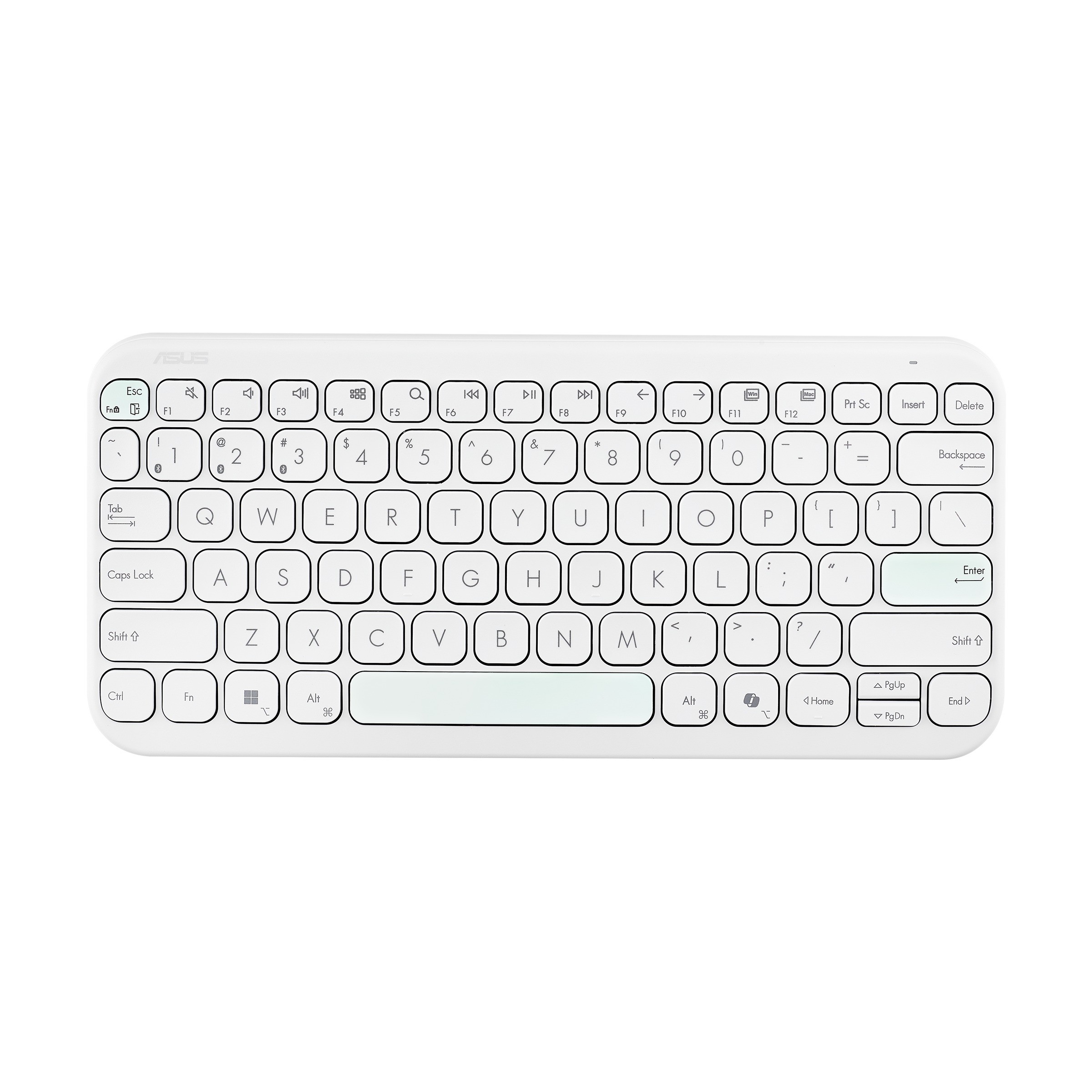 ASUS ASUS Marshmallow KW100/Bezdrôtové Bluetooth/CZ/SK/Biela