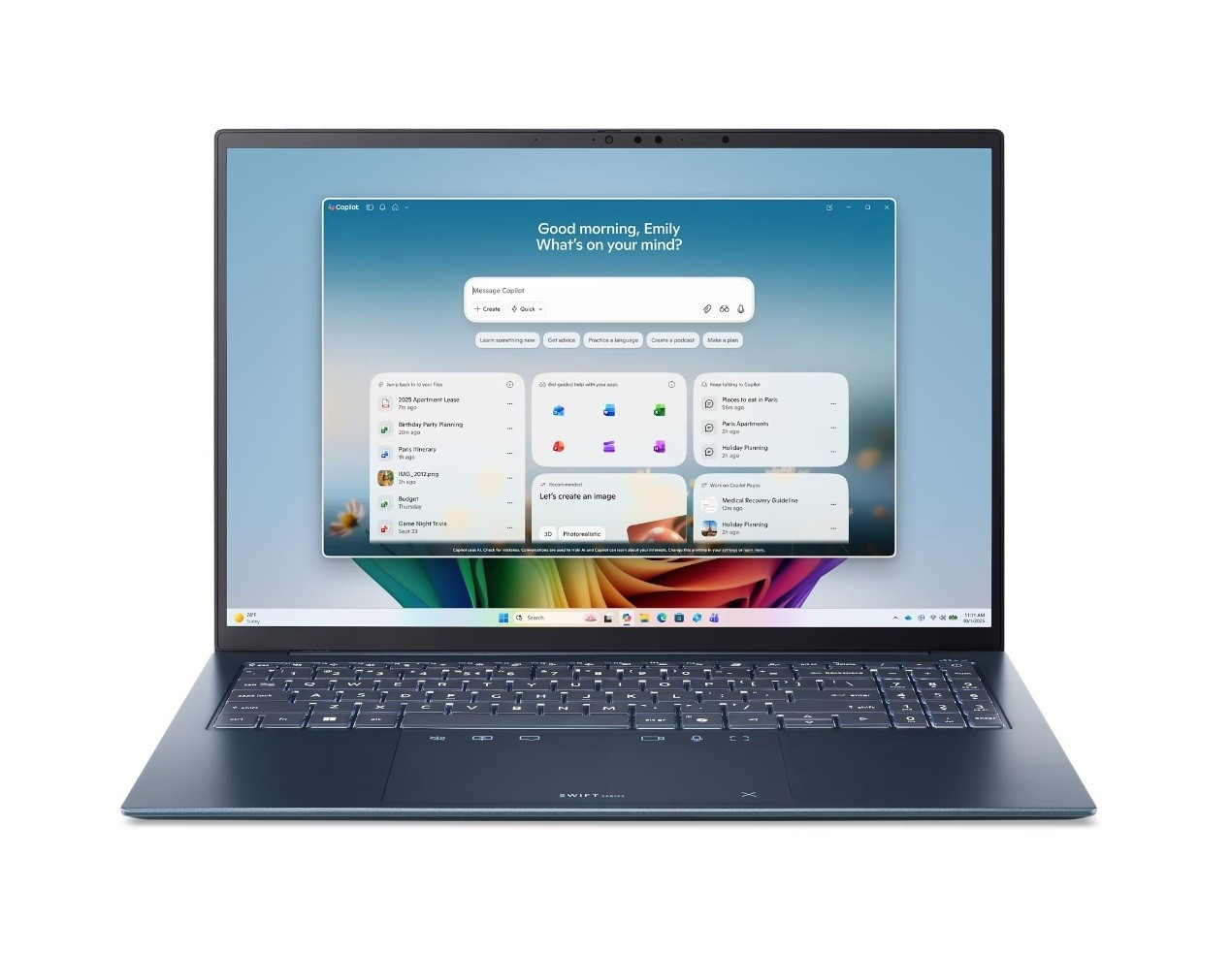 ACER Acer NX.JVNEC.002 Swift Edge 16 AI/SFE16-I51-74HC/U7-355/16"/2880x1800/16GB/512GB/Intel int/W11H/Blue/2R