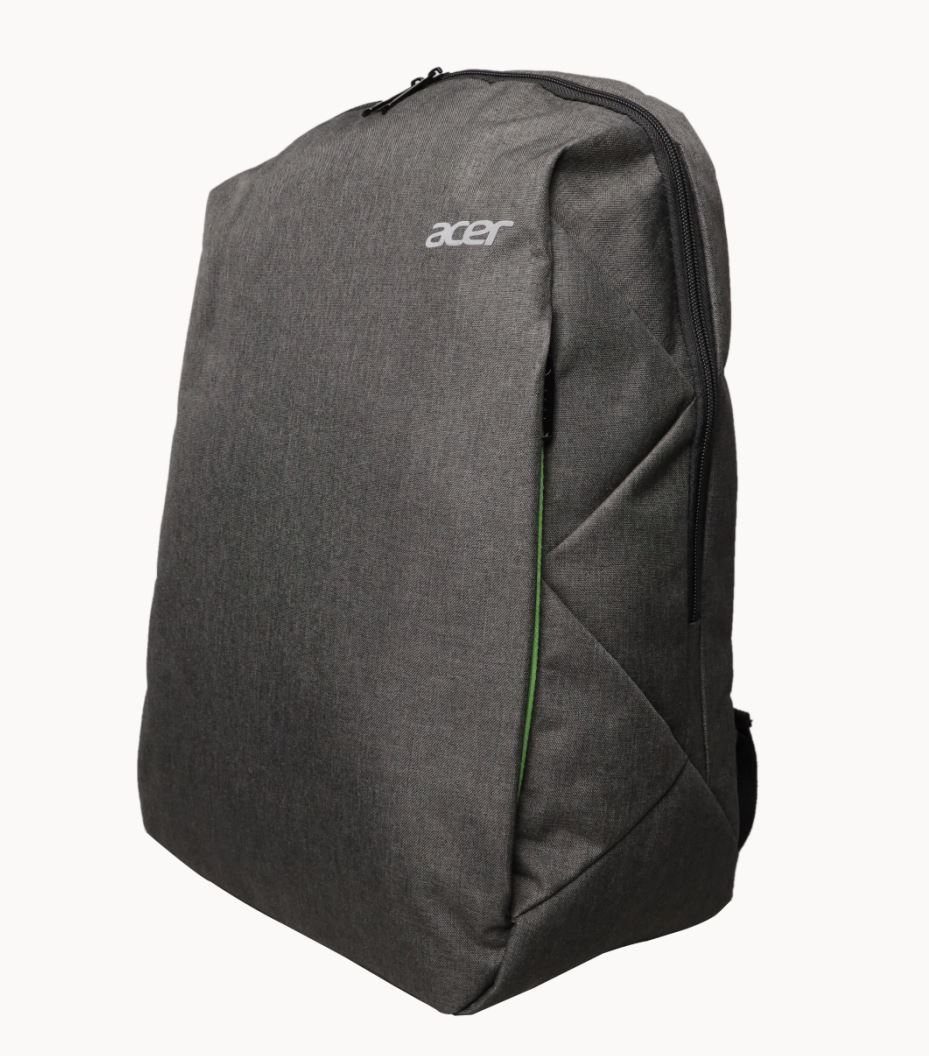 Acer urban backpack, grey & green, 15.6