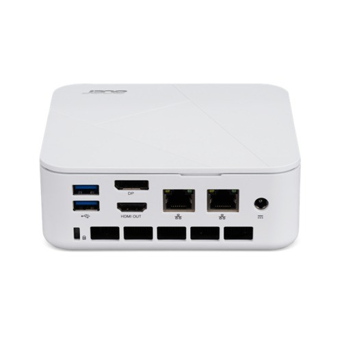 Acer RB102-LNL NUC U5-226V DT.BPLEC.002 Počítač Mini, 1TSSD, W11H.
Copilot+PC

* VESA kit
* Finger Print

Operačný systém: Windows® 11 Home
Procesor: Intel Core Ultra 5 226V (8 jadier - 4P + 4LPE, 8 vlákien, P-core 2,1/4,5 GHz, LPE-core 2,1/3,5 GHz, 8 MB cache)

Pamäť: 16GB DDR5X 8533MT/s
Počet slotov (celkom/voľných): bez slotov (0/0)
Pevný disk: 1024 GB M.2 2280 SSD + (druhý M.2 2280 SSD voľný slot)
Optická mechanika: nie
Grafická karta: Intel Arc 130V
Sieť: 2x LAN 2,5 G
Bezdrôtová komunikácia: WLAN + Bluetooth (WiFi6 + BT 5.2)
Farba: biela

Porty:
* HDMI 2.0
* DP 1.4
* 1x Thunderbolt 4 typ C
* 4x USB 3.2 gen 2 typ A