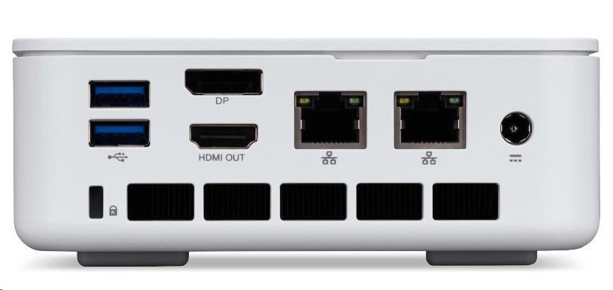 Acer RB102-LNL NUC U5-226V DT.BPLEC.002 Počítač Mini, 1TSSD, W11H.
Copilot+PC

* VESA kit
* Finger Print

Operačný systém: Windows® 11 Home
Procesor: Intel Core Ultra 5 226V (8 jadier - 4P + 4LPE, 8 vlákien, P-core 2,1/4,5 GHz, LPE-core 2,1/3,5 GHz, 8 MB cache)

Pamäť: 16GB DDR5X 8533MT/s
Počet slotov (celkom/voľných): bez slotov (0/0)
Pevný disk: 1024 GB M.2 2280 SSD + (druhý M.2 2280 SSD voľný slot)
Optická mechanika: nie
Grafická karta: Intel Arc 130V
Sieť: 2x LAN 2,5 G
Bezdrôtová komunikácia: WLAN + Bluetooth (WiFi6 + BT 5.2)
Farba: biela

Porty:
* HDMI 2.0
* DP 1.4
* 1x Thunderbolt 4 typ C
* 4x USB 3.2 gen 2 typ A