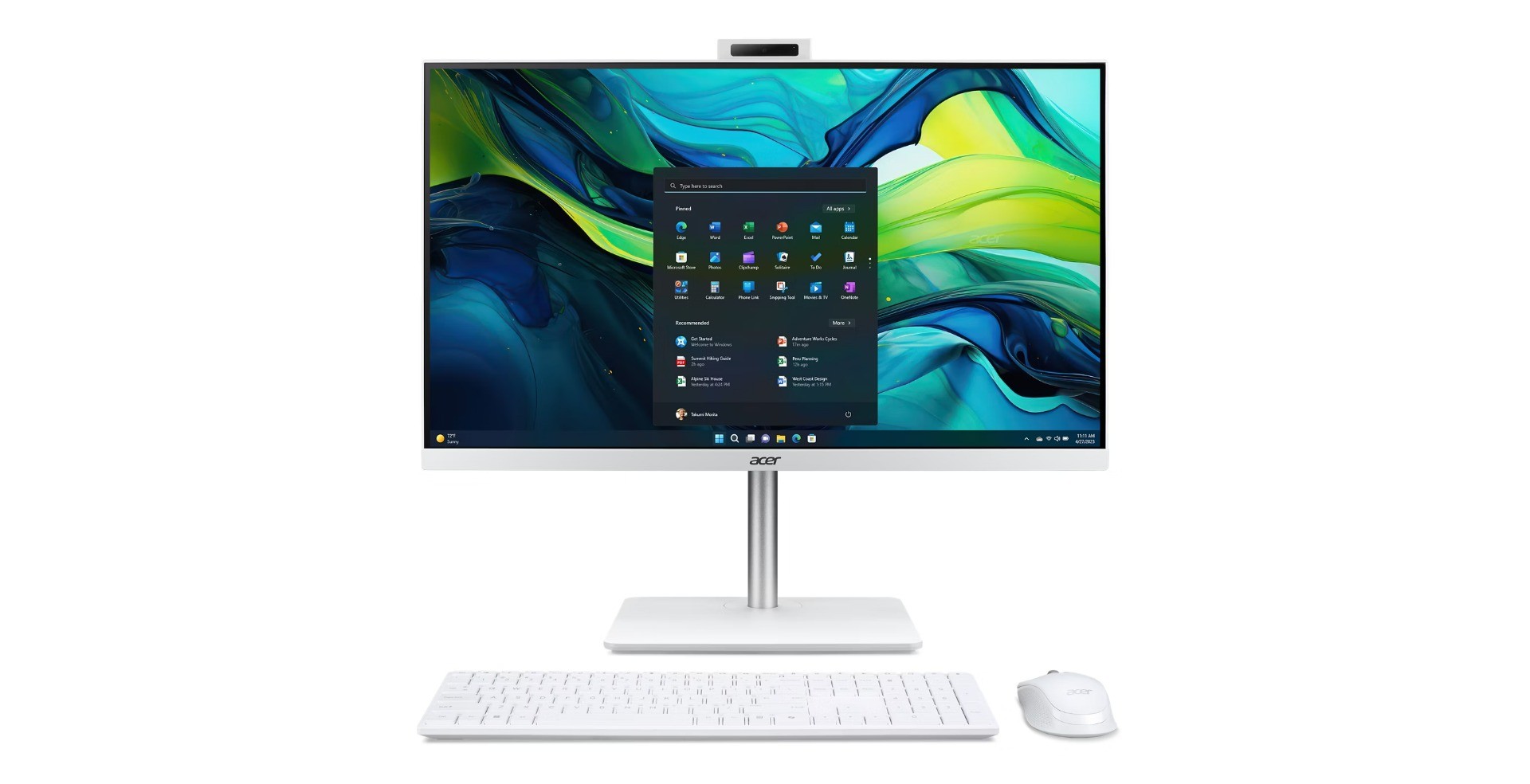 ACER Acer C27-11E1U7 27" DQ.BNREC.001 All-in-one Computer, i7-1355U, 1TB SSD, 16GB, W11P