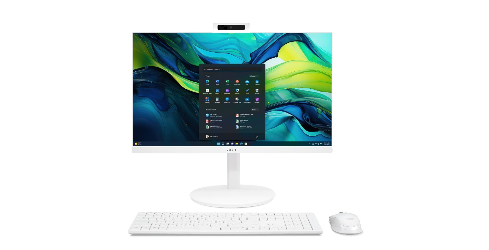 ACER Acer DQ.BRDEC.006 Aspire/C24A-GRPL_JUWCI513420H_90W/23.8"/FHD/i5-13420H/16GB/1TB/Intel int/W11H/White/2Y