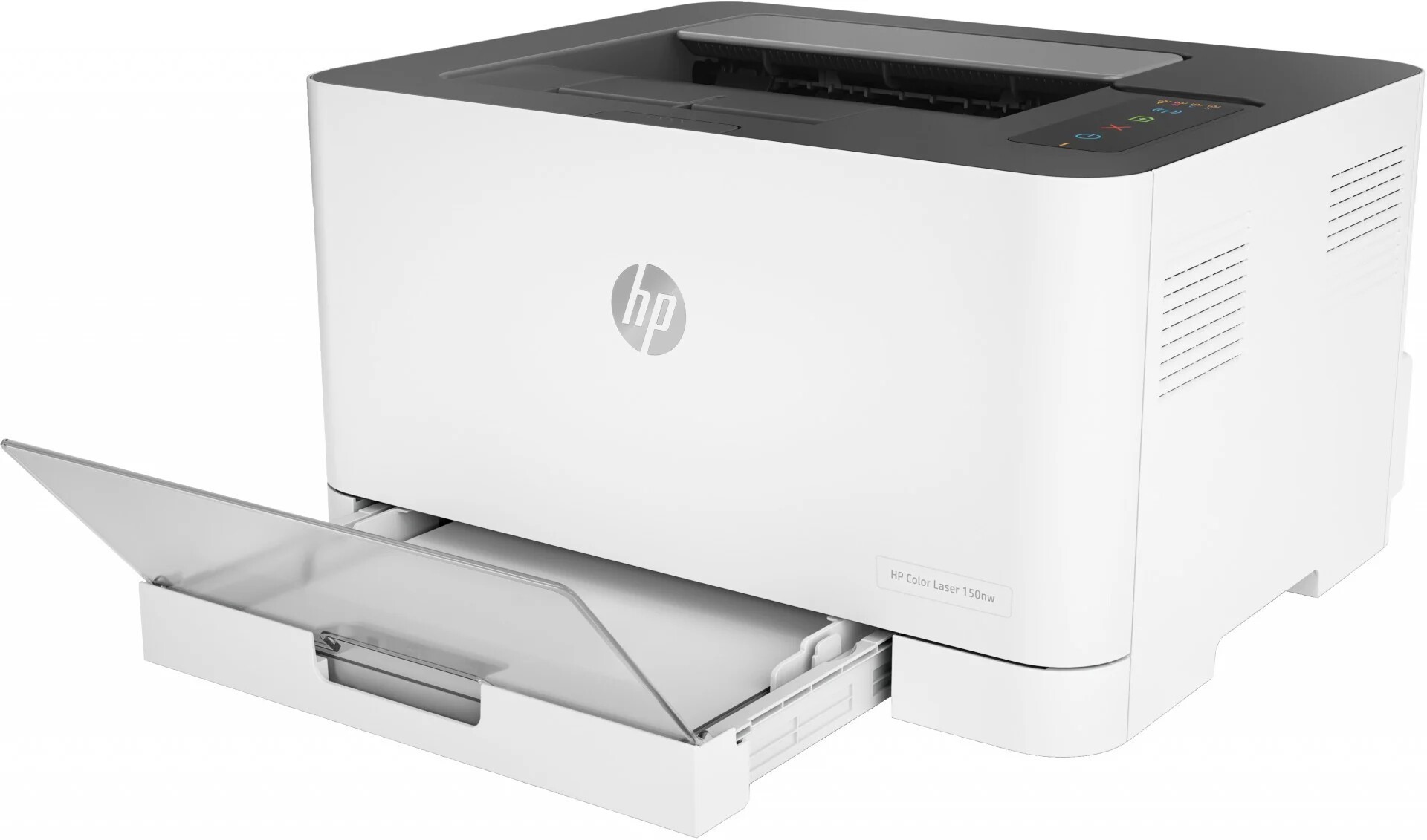 HP Color Laser 150nw 4ZB95A#B19 laserová tlačiareň.

*Najmenšia laserová tlačiareň na svete vo svojej triede
*Sýta čierna a živé farby vďaka toneru HP
*Rýchlosti až 18/4 str./min (čiernobielo/farebne) vo formáte A4
*Vysokorýchlostné pripojenie USB 2.0
*Vrátane počiatočných 700/500 strán (čiernobielo/farebne)
*Kompaktný dizajn s rozmermi 211 x 382 x 309 mm
* Ovládací panel LED

- Najlepšia mobilná aplikácia HP vo svojej triede–HP Smart;Mopria;Podpora technológie AirPrint 1.8;Google Cloud print
- 4 tlačidlá (bezdrôtová sieť, pokračovanie, zrušenie, napájanie): Kontrolky LED (pozor, napájanie, bezdrôtová sieť, ukazovateľ tonera C/M/Y/K)
- Integrovaný sieťový webový server chránený heslom; Povolenie/zakázanie sieťových portov; Zmena hesla komunity SNMPv1; SNMPV2 a V3; IPSec; Filtrovanie: MAC, IPv4, IPv6

Formát tlačiarne:  A4
Rozlíšenie[DPI]:  Čiernobielo (najlepšie): 600 x 600 dpi x 4 bity; Farebne (najlepšie): 600 x 600 dpi x 4 bity; Technológia: ReCP
Rýchlosť čiernej tlače [str/min]:  Až 18 str./min
Rýchlosť farebnej tlače [str/min]:  Až 4 str./min
Tlač prvej strany [sec]:  Čiernobielo (A4, pripravené): Už za 12,4 s; Farebne (A4, pripravené): Už za 25,3 s
Max.
Pamäť [MB]: Štandardná: 64 MB; Maximálna: 64 MB

Obojstranná tlač:  Ručná (podpora ovládača zabezpečená)
Kapacita zásobníka [str]: 

Štandardný vstup: Vstupný zásobník na 150 listov
Štandardný výstup: Výstupný zásobník na 50 listov

Rozhranie:  Vysokorýchlostný port USB 2.0, sieťový port Fast Ethernet 10/100Base-TX, bezdrôtové rozhranie 802.11b/g/n
Tlačové jazyky:  SPL

Skenér:  nie
Fax:  nie

Spotreba [W]:  Prebiehajúca tlač: 282 W; Pohotovostný režim: 27 W; Režim spánku: 1,0 W; Ručné vypnutie: 0,2 W; Automatické vypnutie / ručné zapnutie: 0,2 W
Hlučnosť:  Zvukové emisie – napájanie: 6,5B(A) (tlač rýchlosťou 18 str./min v čiernobielom režime); 6,1B(A) (tlač rýchlosťou 4 str./min vo farebnom režime)
Rozmery (Š x H x V):  Min.
Hmotnosť [kg]:  10,04 kg

Podporované operačné systémy:  Windows: 7 (32/64bitový), 2008 Server R2, 8 (32/64bitový), 8.1 (32/64bitový), 10 (32/64bitový), 2012 Server, 2016 Server

Obsah balenia: Tlačiareň HP Color Laser 150nw; Predinštalované zavádzacie kazety HP 117A pre laserové tlačiarne (700 strán čiernobielo, 500 strán farebne – azúrová, žltá, purpurová); Zobrazovací valec; Zberná nádobka tonera; Inštalačný leták; Referenčná príručka; Informačný leták; Informácie o záruke; Bez disku CD-ROM;
Napájací kábel; Kábel USB

Záruka: 24 mesiacov