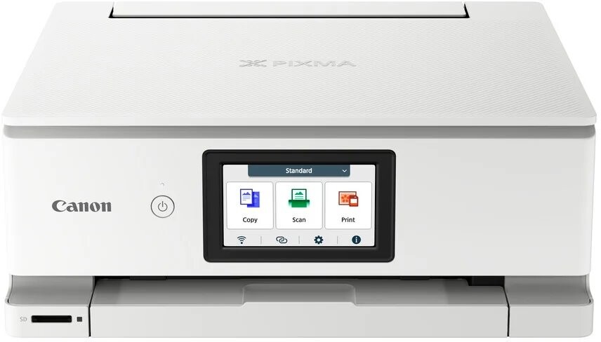 Canon PIXMA TS8751 6152C026 atramentová multifunkcia.
Vďaka veľkej naklápateľnej obrazovke s uhlopriečkou 4,3 palca a jednoduchému, prispôsobiteľnému dotykovému rozhraniu Switch UI, ktoré uľahčuje prístup k funkciám a nastaveniam, je používanie tlačiarne jednoduchšie než kedykoľvek predtýmJednoduchá tlač bez potreby použitia počítača
Tlačte fotografie a dokumenty bezdrôtovo z mobilného zariadenia pomocou aktualizácie aplikácie Canon PRINT.
Pomocou systému šiestich samostatných atramentov vytlačíte rýchlo ostré dokumenty (15 obr./min čiernobielo, 10 obr./min farebne) a nádherné fotografie v živých farbách (bezokrajové fotografie 4 × 6