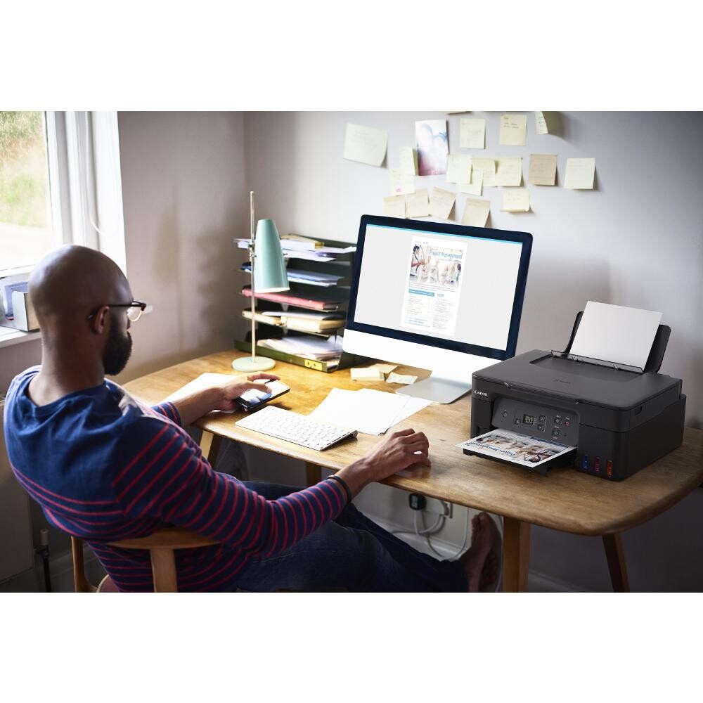 Canon PIXMA G2470 5804C009 atramentová multifunkcia.

Funkcie: Tlač, skenovanie a kopírovanie

ŠPECIFIKÁCIA TLAČIARNERozlíšenie tlače: Až 4 800 × 1 200 dpi
Technológia tlače:
2 tlačové hlavy FINE (čierna a farebná)
Tlačiareň s doplniteľnými zásobníkmi atramentu
Rýchlosť čiernobielej tlače: približne 11 obr./min
Rýchlosť farebnej tlače: približ.
Rýchlosť tlače fotografií: Bezokrajová tlač 10 × 15 cm: približ.
Bezokrajová tlač: A4, B5, LTR, 4