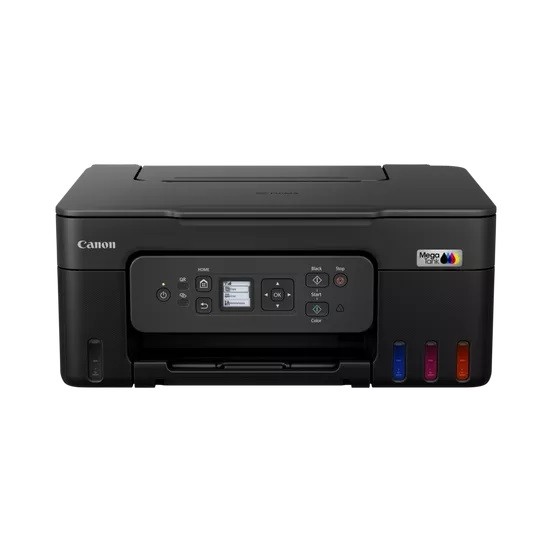 Canon G3480 6708C009 atramentová multifunkcia.
Technológia tlače: 2 kazety FINE (čierna a farebná)
Rýchlosť čiernobielej tlače: Približne 11 obr./min
Rýchlosť farebnej tlače: Približne 6 obr./min
Bezokrajová tlač: Áno
Obojstranná tlač: áno, automatickáKazety a výťažnosť A4:
GI-41 (PGBK) - 6000 strán
GI-41 (C) - 7700 strán
GI-41 (M) - 7700 strán
GI-41 (Y) - 7700 stránGI-41S (PGBK) - 3100 stránok
GI-41S (C) - 4400 stránok
GI-41S (M) - 4400 stránok
GI-41S (Y) - 4400 stránokMaximálna vstupná kapacita zásobníka: papiera: zadný podávač max.
Plochý skener fotografií a dokumentov so snímačom CIS

Rozlíšenie skenera: 600 × 1 200 dpi
Maximálna veľkosť dokumentu: A4Kopírovanie
3 úrovne (ekonomická, štandardná, vysoká)

Rýchlosť kopírovania: sFCOT: približ.
Viacnásobné kopírovanie: 99 kópií (max.)Typ rozhrania:
Displej LCD (1,34