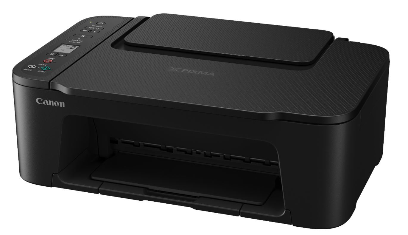 Canon PIXMA TS3750i 6671C006 atramentová multifunkcia.
Rozlíšenie [DPI]: Až 4 800 × 1 200 dpi
Rýchlosť čiernej tlače [str/min]: Pribl.
Rýchlosť farebnej tlače [str/min]: Pribl.
USB Hi-Speed (port B)
Wi-Fi: IEEE802.11 b/g/n
Zabezpečenie siete Wi-Fi: WPA-PSK (AES), WPA2-PSK (AES), WPA3-SAE (AES)
Frekvenčné pásmo bezdrôtovej siete LAN: 2,4 GHz

Technológia tlače: 2 kazety FINE (čierna a farebná)Skenner:
Typ skenera: Plochý skener fotografií a dokumentov so snímačom CIS
Rozlíšenie skenera (optické): 600 × 1 200 dpi
Maximálna veľkosť dokumentu: 216 × 297 mm

Fax: NieSpotreba [W]: Kopírovanie: približ.
Spotreba StandBy [W]: Vypnuté: približne.
Hlučnosť [dB]: pribl.
Rozmery: pribl.
Hmotnosť [kg]: 4 kgPodporované operačné systémy:
Windows 11, Windows 10, Windows 8.1, Windows 7 SP1
Funkčnosť možno zaručiť iba na počítači s predinštalovaným operačným systémom Windows 7 alebo novším.
macOS 10.15.

Záruka: 24 mesiacov