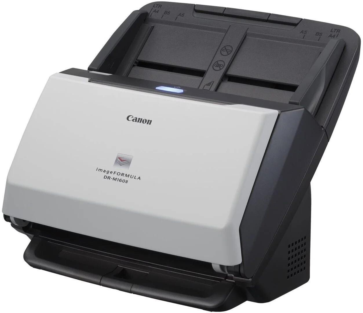 Canon imageFORMULA DR-M160II EM9725B003 skener.

Model imageFORMULA DR-M160II je stolný skener zvyšujúci produktivitu.

Typ skenera: Stolný skener s automatickým podávačom
Typ snímača skenera: Jednoriadkový snímač CMOS CIS 1
Automatický podávač: Áno
Skenovacie rozlíšenie [DPI]: 600
Rozhranie: High Speed USB 2.0

Spotreba energie [W]: 27
Rozmery [š x v x h mm]: 280 × 172 × 178
Hmotnosť [kg]: 3,2

Záruka: 12 mesiacov