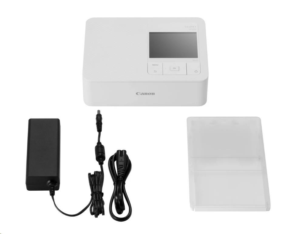 Canon SELPHY CP-1500 5540C011 fototlačiareň - biela - Print Kit + papiere RP-54.
Tlačte krásne a odolné fotografie, ktoré vydržia až 100 rokov1 s touto jednoduchou, rýchlou a kompaktnou bezdrôtovou tlačiarňou.Nádherné, počas okamihu vytlačené fotografie, ktoré vám vydržia celý život
Vytvárajte s touto kompaktnou fototlačiarňou nádherné fotografie plné farieb, ktoré vydržia až 100 rokov.
Vytvárajte fotografie so 16,7 milióna farieb oslnivej kvality ako z fotolaboratória.
Ak sú fotografie uložené v albume, špeciálna vrstva ich ochráni po dobu až 100 rokov1.
Tlačte nádherné živé snímky v rôznych veľkostiach od pohľadníc (100 × 148 mm) po miniatúrne nálepky (22 × 17,3 mm).Jednoduché bezdrôtové ovládanie
Tlačte jednoducho a bezdrôtovo z inteligentného zariadenia pomocou aplikácie SELPHY Photo Layout.
Toto je tlačiareň, s ktorou je život a ovládanie radosť, a to vďaka kompaktnej veľkosti, veľkému displeju LCD, bezdrôtovému pripojeniu a výberu z troch elegantných farebných prevedení.Pripojte sa po svojom
Pripojte sa bezdrôtovo k inteligentným zariadeniam pomocou aplikácie SELPHY Photo Layout alebo pomocou počítača a fotoaparátu2 alebo pomocou jednotiek USB-C a USB Flash.
Tlač cez Wi-Fi
Tlač priamo z inteligentných zariadení a počítačov,Sublimačná tlač
Sublimačný tlačový systém s tepelným prenosom na báze farbiva zabezpečí kvalitnú tlač,Tlač za 41 sekúnd
Vysokokvalitná tlač pohľadníc počas niekoľkých okamihovVýťažky až na 100 rokov 1
Odolné fotografie s dlhou životnosťou,16,7 milióna farieb
Fotografie, ktoré tlačí sám život, s realistickými tónmi pleti,8,9cm (3,5”) displej LCD
Veľká obrazovka s vysokými detailmi,USB-C
jednoduché pripojenie fotoaparátov, počítačov a jednotiek USB Flash,Slot pre pamäťové karty
Čítačka kariet SD, SDHC, SDXC.Obsah balenia
SELPHY CP1500
Zásobník papiera PCP-CP400 (veľkosť pohľadnice)
Kompaktný napájací adaptér K489
Napájací kábelVoliteľné príslušenstvo:
Kompaktný napájací adaptér CA-CP200B
Batériový zdroj NB-CP2LI
Pamäťové karty SD/SDHC, Micro SD/Micro SDHC (s adaptérom), Mini SD/Mini SDHC (s adaptérom)
Kazeta PCP-CP400
Kazeta PCC-CP400Pozn.:
Ak sú uložené v albume.
Fotoaparáty kompatibilné s technológiou PictBridge