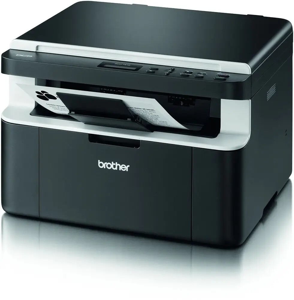 Brother DCP-1512E DCP1512EYJ1 laserová multifunkcia.

 Všeobecné
Typ tlačiarne monochromatická
Displej LCD
Maximálny formát papiera A4
Technológia laserová
Funkcie tlač, kopírovanie, skenovanie
Veľkosť displeja dvojriadkový (2 x 16 znakov)
Klasifikácia laseru trieda 1 (IEC 60825-1:2007)
Pamäť 16 MB
Procesor ARM9 200 MHz

Možnosti pripojenia
USB rozhranie USB 2.0

Kopírovanie
Obojstranné kopírovanie nie
Pomer zmenšenia / zväčšenia 25 - 400% v prírastkoch po 1%
Rýchlosť kopírovania A4 (mono) 20 kópií/min.
N na 1 áno
Rozlíšenie (mono) až 600 x 600 dpi

Rozmery a hmotnosť
Hmotnosť zariadenia 7 kg
Hmotnosť balenia 8,9 kg
Rozmery balenia 505 x 458 x 436 (Š x H x V) mm
Rozmery zariadenia 385 x 340 x 255 (Š x H x V) mm

Životné prostredie
Ekologický štítok Energy Star áno
Akustický výkon < než 6,5 BA pri tlači
Akustický tlak < než 51 dBA pri tlači
Obvyklá spotreba elektriny 0,75 kWh / týždeň

V balení
Obsah príručka bezpečnosti výrobku, stručný návod na obsluhu, príručka používateľa, DVD, štartovacia tonerová kazeta

Typy médií
Typy a veľkosti typy: kancelársky a recyklovaný papier
veľkosti: A4, Letter, Legal, Folio
Hmotnosti 65 - 105 g/m2

Operačné systémy a programy
Dodané programy pre Mac OS X Brother ControlCenter2
Dodané programy pre Windows Brother ControlCenter4
Podporované OS Windows® 8.1 / 8 / 7 / Vista / XP (32-bit a 64-bit verzie),
Mac OS X 10.6 - 10.10
Linux CUPS, LPD/LPRng (32-bit a 64-bit prostredie)

Manipulácia s papierom
Kapacita štandardného zásobníka 150 listov
Výstup papiera 50 listov

Tlač
Rýchlosť tlače na A4 (mono) 20 str./min.
Doba vytlačenia prvého výtlačku < než 10 sekúnd
Rozlíšenie až 2400 x 600 dpi (vertikálne x horizontálne)
Emulácia GDI

Skenovanie
Obojstranné skenovanie nie
Skenovanie do emailu, obrázku, súboru
Rýchlosť mono: 4,23 sekundy
farebne: 7,89 sekundy
Typ skenera CIS
Rozlíšenie optické: až 600 x 1200 dpi
interpolované: až 19200 x 19200 dpi

Spotrebný materiál a príslušenstvo
Štartovacia tonerová kazeta TN: kapacita približne 700 strán A4, výťažnosť kazety je deklarovaná v súlade s normou ISO / IEC 19752.
Štandardná tonerová kazeta TN-1030: kapacita približne 1000 strán A4, výťažnosť kazety je deklarovaná v súlade s normou ISO / IEC 19752.
Spotrebný materiál Jednotka fotovalca DR-1030: približ.

Záruka
Záruka 36 mesiacov po bezplatnej registrácii

 
!