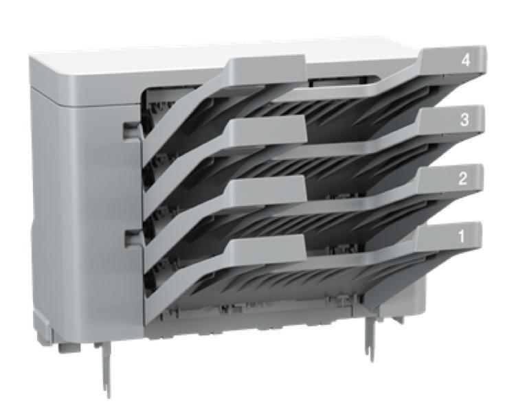 Brother přídavný zásobník MX-4000, přídavné výstupní zásobníky 4 x 100 listů, případně 2 x 400 listů