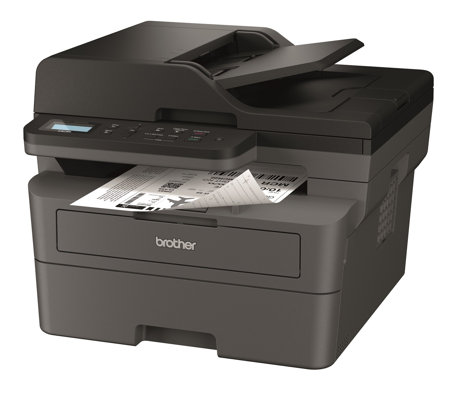 Brother DCP-L2640DN DCPL2640DN laserová multifunkcia.
* Elektrofotografická laserová tlačiareň
* Displej z tekutých kryštálov (LCD)

Formát tlačiarne:  A4
Rozlíšenie [DPI]: 1200 x 1200 dpi
Rýchlosť tlače [str/min]:  34/16 ppm [jednostranne/obojstranne]
Tlač prvej strany [sec]: do 8,5 sekundy
Max.
Pamäť [MB]: 256 MB

Obojstranná tlač:  áno

Kapacita zásobníka [str]: 

*Vstup/Výstup papiera: 250 + 1 list/120 listov
*ADF na 50 listov

Rozhranie: 
*USB 2.0
* LAN [10/100 Mbit]

Emulácia:  PCL
Kapacita štartovacieho tonera [str]:  do 1200 strán

Skenér: 

*Typ skenera/Farebná hĺbka: CIS/30 bitov
*Rýchlosť [A4; 100 dpi] mono/farebne: 2,27/6,80 ips [SX]
*Rozlíšenie [optické/interpolované]: 1200 x 1200 dpi/19200 x 19200 dpi

Spotreba [W]: 470 W/270 W/43 W/0,6 W [tlač/tichá tlač/ready/hl.
TEC hodnota:  0,39 kWh/týždeň
Hlučnosť [dB]:  49 dB(A)/6,63 B(A)
Rozmery [VxŠxH mm]: 410 x 399 x 319 mm
Hmotnosť [kg]: 10,3 kg

Podporované operačné systémy: Windows 10/11/Server, MacOS (iba cez AirPrint), Linux, ChromeOS

Záruka:24 mes.
 
!