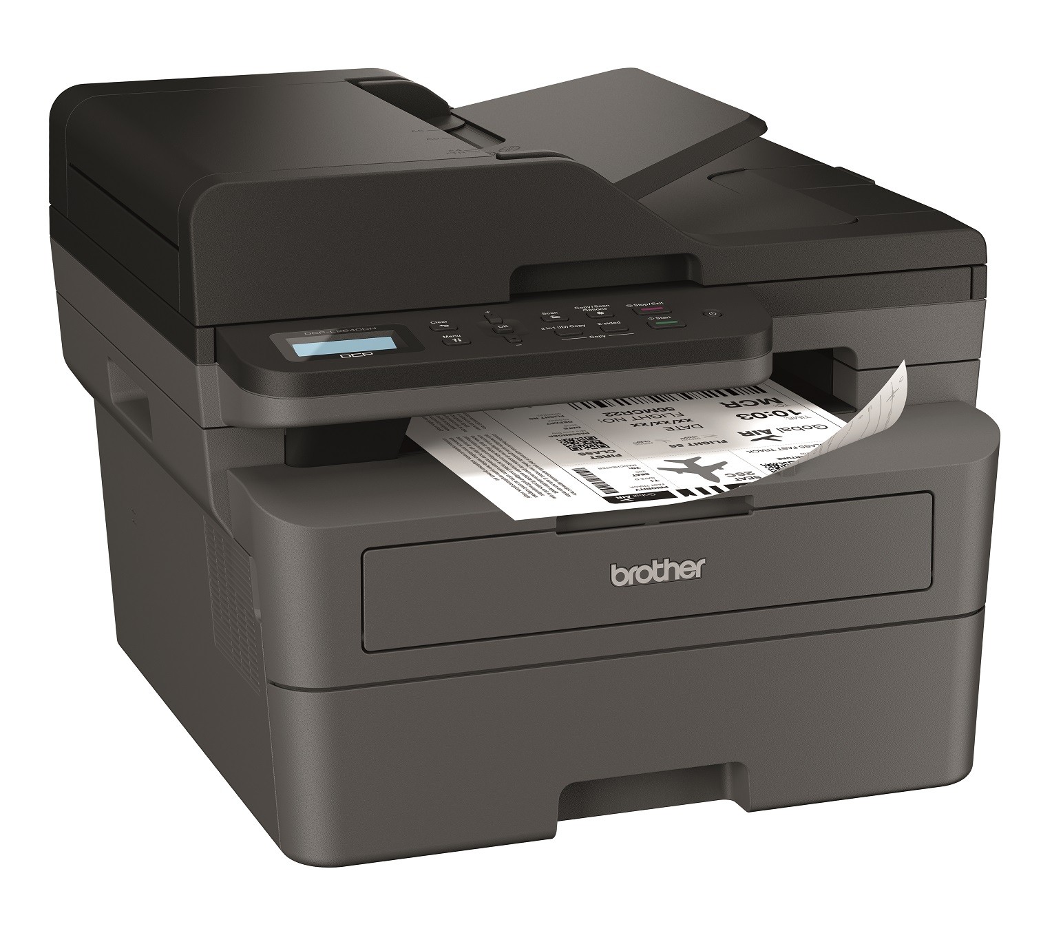 Brother DCP-L2640DN DCPL2640DN laserová multifunkcia.
* Elektrofotografická laserová tlačiareň
* Displej z tekutých kryštálov (LCD)

Formát tlačiarne:  A4
Rozlíšenie [DPI]: 1200 x 1200 dpi
Rýchlosť tlače [str/min]:  34/16 ppm [jednostranne/obojstranne]
Tlač prvej strany [sec]: do 8,5 sekundy
Max.
Pamäť [MB]: 256 MB

Obojstranná tlač:  áno

Kapacita zásobníka [str]: 

*Vstup/Výstup papiera: 250 + 1 list/120 listov
*ADF na 50 listov

Rozhranie: 
*USB 2.0
* LAN [10/100 Mbit]

Emulácia:  PCL
Kapacita štartovacieho tonera [str]:  do 1200 strán

Skenér: 

*Typ skenera/Farebná hĺbka: CIS/30 bitov
*Rýchlosť [A4; 100 dpi] mono/farebne: 2,27/6,80 ips [SX]
*Rozlíšenie [optické/interpolované]: 1200 x 1200 dpi/19200 x 19200 dpi

Spotreba [W]: 470 W/270 W/43 W/0,6 W [tlač/tichá tlač/ready/hl.
TEC hodnota:  0,39 kWh/týždeň
Hlučnosť [dB]:  49 dB(A)/6,63 B(A)
Rozmery [VxŠxH mm]: 410 x 399 x 319 mm
Hmotnosť [kg]: 10,3 kg

Podporované operačné systémy: Windows 10/11/Server, MacOS (iba cez AirPrint), Linux, ChromeOS

Záruka:24 mes.
 
!