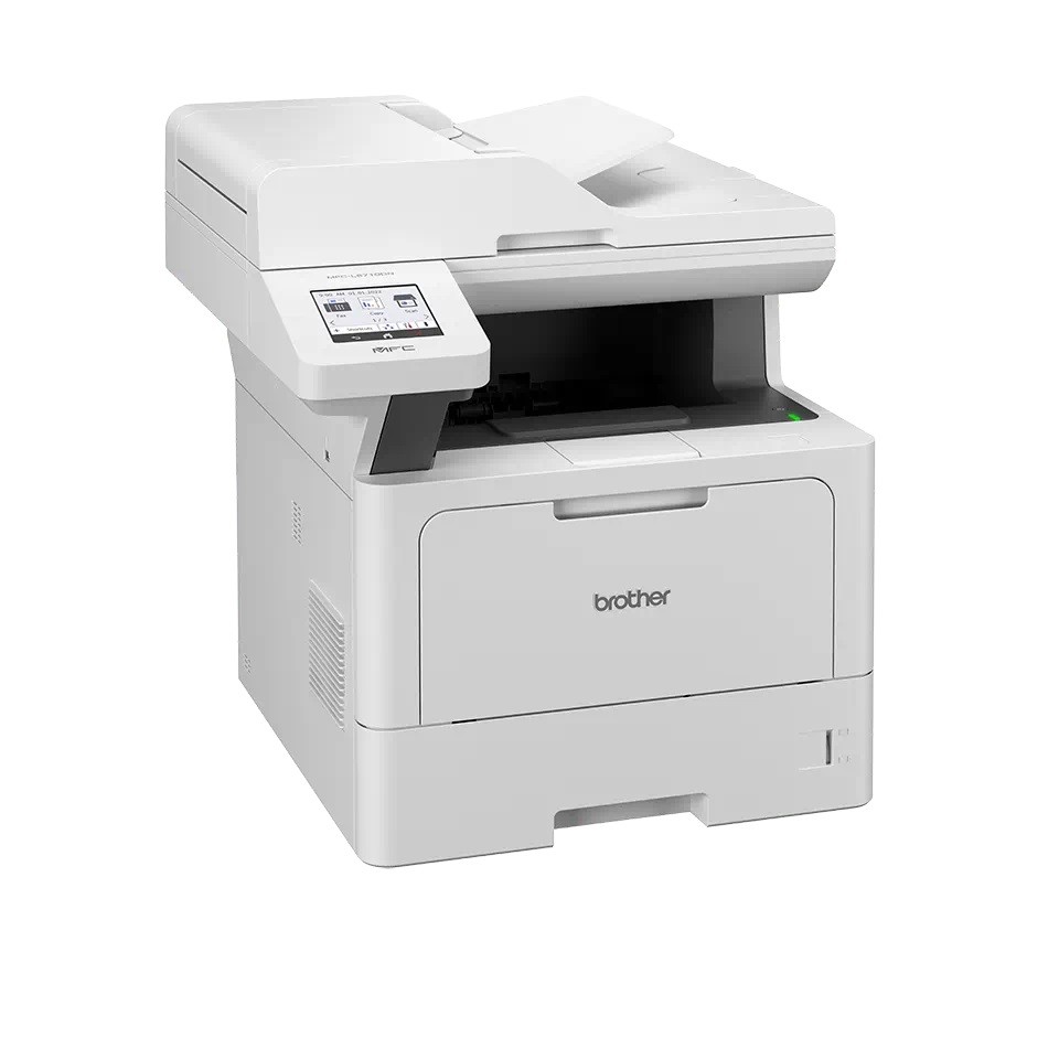 Brother MFC-L5710DW MFCL5710DWRE1 laserová multifunkcia.
Vysoká rýchlosť, vysoko kvalitná bezdrôtová tlač a skenovanie
 
Vysoká produktivita s rýchlou, vysoko kvalitnou bezdrôtovou tlačou a skenovaním.

 
Hlavné vlastnosti
 
• Rýchlosť tlače až 48 strán za minútu
• Obojstranná tlač až 24 strán za minútu
• Obojstranné skenovanie až 56 obrazov za minútu 
• 8,9 cm farebný dotykový displej
• Gigabitový ethernet a 5GHz WiFi
• 512 MB vnútorná pamäť
• Automatický obojstranný podávač dokumentov (ADF) na 50 listov, vstupný zásobník papiera na 250 listov s rozšírením do 1 290 listov 
• Súčasťou dodávky toner na 3 000 strán náhradný toner s výťažnosťou 11 000 strán k dispozícii 
• Kompatibilita s riešeniami Brother a tretích strán 
• Možnosť uzavretia zmluvy o riadenej tlačovej službe (MPS)

 
!