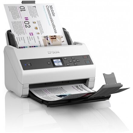 Epson WorkForce DS-970 B11B251401 skener.


TECHNOLÓGIA

Typ skenera: Skener s podávačom
Skenovacie rozlíšenie: 600 dpi x 600 dpi (horizontálne x vertikálne)
Optické rozlíšenie (ADF): 600 dpi x 600 dpi (horizontálne x vertikálne)
Formáty papiera: A4, Letter, Legal, Vizitky, Pohľadnice, A5, A6, B5, B6, A3, B4, Plastové karty
Hĺbka farieb: Vstup: 30 bitov Farba , Výstup: 24 bitov Farba
Ultrazvuk.
Application: Vysoká kapacita, Bežná kancelária


SKENER

Optical Sensor: CIS (Kontaktný snímač obrazu)
Zdroj svetla: Technológia ReadyScan LED
Výstupné rozlíšenie: 1200 dpi
LCD displej: Panel sieťového rozhrania Epson


RÝCHLOSŤ SKENOVANIA

Rýchlosť skenovania: Čiernobielo: 85 Str./min - Farba: 85 Str./min merané pomocou Veľkosť: A4 , Rozlíšenie: 200 / 300 dpi


SPRACOVANIE PAPIERA/MÉDIÍ

Kapacita papiera ADF: 100 Listov
Gramáž papiera ADF: Automatické podávanie: 27 - 413 g/m2
Typ automatického podávača dokumentov: Jednoprůchodové obojstranné skenovanie
Spoľahlivosť dennej kapacity: 9.000 Strany
Automatický podávač dokumentov: 100 Strany
Duplexné skenovanie: Áno


FUNKCIE SKENOVANIA

Výstupné formáty: BMP, JPEG, TIFF, multi-TIFF, PDF, prehľadávateľné PDF, PDF/A
Skenovací objem: 9.000 strán za deň


MOŽNOSTI PRIPOJENIA

Rozhranie: USB 3.0
Nastavenie Ethernetu: 10BASE-T / 100BASE-TX / 1000BASE-T / Plne obojsmerné / Polovične obojsmerné
Typ panelu: 5-riadkový LCD displej s funkciou skenovania priamo do počítača
Podpora protokolov: TCP/IP, DHCP, DNS, SNMP, SLP, HTTP
Podpora IPv6: Áno
Skenovanie priamo do počítača: Áno (s riešeniami Document Capture Pro)
Zámok panelu s heslom: Áno (s riešeniami Document Capture Pro)


Všeobecné informácie

Rozmery výrobku: 296?
Hmotnosť výrobku: 3,6 kg
Ovládače:  TWAIN, SANE (Linux), WIA (Windows), ISIS (Windows)
Obsiahnutý softvér: Document Capture Pro 2.0, Epson Scan 2
Kompatibilné operačné systémy: Mac OS 10.6+, Windows 10, Windows 7, Windows 8, Windows 8.1, Windows Server 2003, Windows Server 2008 (32/64bitová verzia), Windows Server 2012 R2, Windows Vista, Windows XP SP3
Vlhkosť vzduchu: Prevádzka 15% - 80%, skladovanie 15% - 85%
Teplota: Prevádzka 5° C - 35° C, skladovanie 25° C - 60° C
Obsah dodávky: Nabíjací adaptér, Ovládače a pomocné programy (CD), Hlavné zariadenie, napájací kábel, Návod na inštaláciu, USB kábel, záručný list
Doplnky: Roller Assembly Kit


OSTATNÉ

Záruka: 12 mesiacov Servis u zákazníka