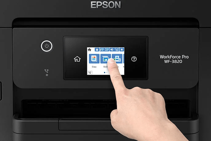 Epson WorkForce Pro WF-3820DWF C11CJ07403 atramentová multifunkcia.

Metóda tlače: Tlačová hlava PrecisionCore™
Konfigurácia trysiek: 800 trysiek čierna, 256 trysiek pre každú farbu
Min.
Technológia atramentu: DURABrite™ Ultra
Kategória: Home Office, Pracovná skupina
Multifunkcia: Tlač, Skenovanie, kopírovanie, Fax

Rýchlosť tlače ISO/IEC 24734: 21 str./min Čiernobiele, 10 Str./min Colour
Rýchlosť obojstrannej tlače ISO/IEC 24734: 12 A4 str./min.
Rýchlosť tlače: 35 Str./min Čiernobielo (obyčajný papier), 21 Str./min Colour (obyčajný papier)
Tlačové rozlíšenie: 4.800 x 2.400 dpi
Max.
odporúčaný pracovný cyklus: 200 - 1.000 Strán za mesiac
Farby: Čierna, Azúrová, Žltá, Purpurová

Rýchlosť skenovania: 5 s/str.
Skenovacie rozlíšenie: 1.200 dpi x 2.400 dpi (horizontálne x vertikálne)
Optické rozlíšenie (ADF): 1.200 dpi (horizontálne x vertikálne)
Výstupné formáty: BMP, JPEG, TIFF, multi-TIFF, PDF, PNG
Typ skenera: Contact image sensor (CIS)
Optické rozlíšenie: 1.200 dpi (horizontálne x vertikálne)

Typ faxu: Čiernobiele aj farebné faxovanie bez nutnosti zapínať počítač
Rýchlosť odosielania faxu: až 33,6 kb/s / približ.
Režim korekcie chýb: CCITU/ITU Group3 – fax s režimom korekcie chýb
Rýchle voľby faxových čísel (max.): 100 mien a čísel
Pamäť na stránky: až 180 strán (ITU-T, tabuľka č.
Faxové funkcie: Faxovanie z PC, Adresár, Odložené odosielanie, Rozosielanie faxu

Formáty papiera: A4, A5, A6, B5, C6 (obálka), DL (obálka), č.
Automatický podávač dokumentov: 35 Strán
Vhodná gramáž papiera: 64 g/m2 - 256 g/m2
Obojstranná tlač: Áno (A4, obyčajný papier)
Kapacita výstupného zásobníka: 80 Listov
Kapacita zásobníka papiera: 250 Listov max.
Počet zásobníkov papiera: 1

Protokoly pre sieťovú tlač: IPP, LDP, Konektor 9100, WSD
Protokoly pre sieťovú správu: SNMP, HTTP, DHCP, BOOTP, APIPA, DDNS, mDNS, SNTP, SLP, WSD, LLTD, Ping
Sieťový protokol: IPv4, IPv6
Rozhranie: Vysokorýchlostné rozhranie USB – kompatibilné s USB 2.0, Ethernetové rozhranie (100 Base-TX / 10 Base-T), bezdrôtová sieť LAN IEEE 802.11a/b/g/n, Wi-Fi Direct, Hostiteľ USB
WLAN zabezpečenie: WEP 64 Bit, WEP 128 Bit, WPA PSK (TKIP)
Tlač z mobilných zariadení a tlač do cloudu: Epson Connect (iPrint), Apple AirPrint
Sieťové protokoly: TCP/IPv4, TCP/IPv6

Rozmery výrobku: 425?
Hmotnosť výrobku: 8,8 kg
Spotreba: 15 W
Kompatibilné operačné systémy: Mac OS 10.8.x, Mac OS X 10.11.x, Mac OS X 10.11.x alebo novší, Mac OS X 10.12, Mac OS X 10.13.x, Mac OS X 10.6.8 alebo novší, Ubuntu 15.10, Windows 8.1 (32/64 bit), Windows Server 2003 R2 x64, spectextoptionoperatingsystemswin2003ii2only, Windows Server 2008 (32/64bitová verzia), Windows Server 2008 R2, Windows Server 2012 (64bit), Windows Server 2012 R2, Windows Server 2016, Windows XP Professional x64 Edition SP2 alebo novší, Windows XP SP3, Windows XP SP3 alebo novší (32-bit)
Obsah dodávky: Samostatné atramentové kazety (na 300 strán), Hlavné zariadenie, napájací kábel, Úvodná príručka, Záručný dokument

Funkcie a vlastnosti: Dotyková obrazovka
LCD displej: Typ: Farebný, Dotyková obrazovka, Uhlopriečka: 6,8 cm

Záruka: 24 mesiacov
 
!