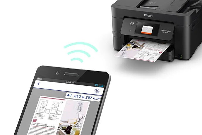 Epson WorkForce Pro WF-3820DWF C11CJ07403 atramentová multifunkcia.

Metóda tlače: Tlačová hlava PrecisionCore™
Konfigurácia trysiek: 800 trysiek čierna, 256 trysiek pre každú farbu
Min.
Technológia atramentu: DURABrite™ Ultra
Kategória: Home Office, Pracovná skupina
Multifunkcia: Tlač, Skenovanie, kopírovanie, Fax

Rýchlosť tlače ISO/IEC 24734: 21 str./min Čiernobiele, 10 Str./min Colour
Rýchlosť obojstrannej tlače ISO/IEC 24734: 12 A4 str./min.
Rýchlosť tlače: 35 Str./min Čiernobielo (obyčajný papier), 21 Str./min Colour (obyčajný papier)
Tlačové rozlíšenie: 4.800 x 2.400 dpi
Max.
odporúčaný pracovný cyklus: 200 - 1.000 Strán za mesiac
Farby: Čierna, Azúrová, Žltá, Purpurová

Rýchlosť skenovania: 5 s/str.
Skenovacie rozlíšenie: 1.200 dpi x 2.400 dpi (horizontálne x vertikálne)
Optické rozlíšenie (ADF): 1.200 dpi (horizontálne x vertikálne)
Výstupné formáty: BMP, JPEG, TIFF, multi-TIFF, PDF, PNG
Typ skenera: Contact image sensor (CIS)
Optické rozlíšenie: 1.200 dpi (horizontálne x vertikálne)

Typ faxu: Čiernobiele aj farebné faxovanie bez nutnosti zapínať počítač
Rýchlosť odosielania faxu: až 33,6 kb/s / približ.
Režim korekcie chýb: CCITU/ITU Group3 – fax s režimom korekcie chýb
Rýchle voľby faxových čísel (max.): 100 mien a čísel
Pamäť na stránky: až 180 strán (ITU-T, tabuľka č.
Faxové funkcie: Faxovanie z PC, Adresár, Odložené odosielanie, Rozosielanie faxu

Formáty papiera: A4, A5, A6, B5, C6 (obálka), DL (obálka), č.
Automatický podávač dokumentov: 35 Strán
Vhodná gramáž papiera: 64 g/m2 - 256 g/m2
Obojstranná tlač: Áno (A4, obyčajný papier)
Kapacita výstupného zásobníka: 80 Listov
Kapacita zásobníka papiera: 250 Listov max.
Počet zásobníkov papiera: 1

Protokoly pre sieťovú tlač: IPP, LDP, Konektor 9100, WSD
Protokoly pre sieťovú správu: SNMP, HTTP, DHCP, BOOTP, APIPA, DDNS, mDNS, SNTP, SLP, WSD, LLTD, Ping
Sieťový protokol: IPv4, IPv6
Rozhranie: Vysokorýchlostné rozhranie USB – kompatibilné s USB 2.0, Ethernetové rozhranie (100 Base-TX / 10 Base-T), bezdrôtová sieť LAN IEEE 802.11a/b/g/n, Wi-Fi Direct, Hostiteľ USB
WLAN zabezpečenie: WEP 64 Bit, WEP 128 Bit, WPA PSK (TKIP)
Tlač z mobilných zariadení a tlač do cloudu: Epson Connect (iPrint), Apple AirPrint
Sieťové protokoly: TCP/IPv4, TCP/IPv6

Rozmery výrobku: 425?
Hmotnosť výrobku: 8,8 kg
Spotreba: 15 W
Kompatibilné operačné systémy: Mac OS 10.8.x, Mac OS X 10.11.x, Mac OS X 10.11.x alebo novší, Mac OS X 10.12, Mac OS X 10.13.x, Mac OS X 10.6.8 alebo novší, Ubuntu 15.10, Windows 8.1 (32/64 bit), Windows Server 2003 R2 x64, spectextoptionoperatingsystemswin2003ii2only, Windows Server 2008 (32/64bitová verzia), Windows Server 2008 R2, Windows Server 2012 (64bit), Windows Server 2012 R2, Windows Server 2016, Windows XP Professional x64 Edition SP2 alebo novší, Windows XP SP3, Windows XP SP3 alebo novší (32-bit)
Obsah dodávky: Samostatné atramentové kazety (na 300 strán), Hlavné zariadenie, napájací kábel, Úvodná príručka, Záručný dokument

Funkcie a vlastnosti: Dotyková obrazovka
LCD displej: Typ: Farebný, Dotyková obrazovka, Uhlopriečka: 6,8 cm

Záruka: 24 mesiacov
 
!