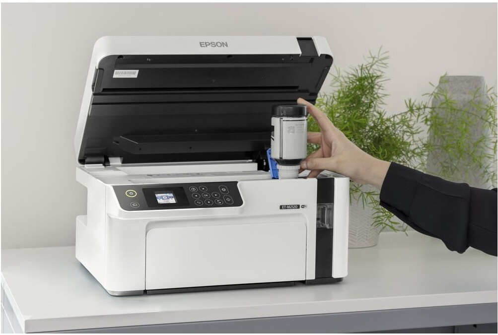 Epson EcoTank M2120 C11CJ18402 atramentová multifunkcia.

Táto tlačiareň Ecotank s funkciami bežnej aj mobilnej tlače, kopírovania a skenovania šetrí čas, je spoľahlivá a energeticky úsporná.
*Tlač až 5 000 strán
*Zariadenie 3 v 1 s pripojením Wi-Fi
*Predný zásobník na 150 listov

Formát tlačiarne: A4
Rozlíšenie[DPI]: 1.440 x 720 dpi
Rýchlosť čiernej tlače: Až 32 ppm
ISO Rýchlosť tlače: Až 15 ipm
Max.
LCD displej: Typ: Farebne, Uhlopriečka: 3,7 cm

Spracovanie papiera/médií
Kapacita výstupného zásobníka: 30 listov
Kapacita zásobníka papiera: 150 listov obyčajného papiera A4

Pripojenie
Rozhranie:  USB, Wi-Fi, Wi-Fi Direct
Tlač z mobilných zariadení a tlač do cloudu: Epson Connect (iPrint, Email Print, Remote Print Driver), Apple AirPrint

Skenér
Typ skenera: plochý, Contact image sensor (CIS)
Skenovacie rozlíšenie: 1200 x 2400 dpi

Fax: nie

Všeobecné informácie
Spotreba [W]: 15 W (samostatné kopírovanie, vzor ISO/IEC 24712), 0,7 W (úsporný režim), 4,3 W Pripravené, 0,2 W (vypnutie)
Rozmery :  375 x 318 x 200 mm (Š x H x V)
Hmotnosť [kg]:  5 kg

Záruka: 24 mesiacov

Odkaz na predĺženie záruky: https://www.epson.sk/promotions/extended-warranty



Epson M2120
S touto odolnou, rýchlou a energeticky úspornou tlačiarňou EcoTank s doplniteľnou atramentovou nádržkou môžete tlačiť, kopírovať, skenovať a zároveň výrazne ušetriť.


Nižšie náklady na tlač
Za tri roky môžete s tlačiarňou EcoTank ušetriť až 50 % nákladov oproti čiernobielym laserovým tlačiarňam.


Nízke náklady na atrament
 
S náhradnými atramentovými fľaštičkami môžete ušetriť až 90 % nákladov na tlač jednej strany a navyše nemusíte neustále dopĺňať atrament.
 
Spoľahlivosť
 
Na všetky tlačiarne EcoTank mono sa vzťahuje záruka jeden rok alebo 100 000 strán, takže môžete tlačiť bez starostí.
 
Úspora času
 
Nezabíjajte čas výmenou spotrebného materiálu – atramentový tankový systém stačí naplniť a ďalej sa nemusíte o nič starať.
 
Úspora energie
 
Vďaka tlačiarňam EcoTank mono znížite spotrebu energie a režijné náklady.
 
Mobilná tlač
 
Vďaka Wi-Fi pripojeniu a aplikáciám Epson pre mobilnú tlač môžete tlačiť odkiaľkoľvek v kancelárii.

 
!
Chcete ZDARMA predĺžiť záruku na 3 roky?