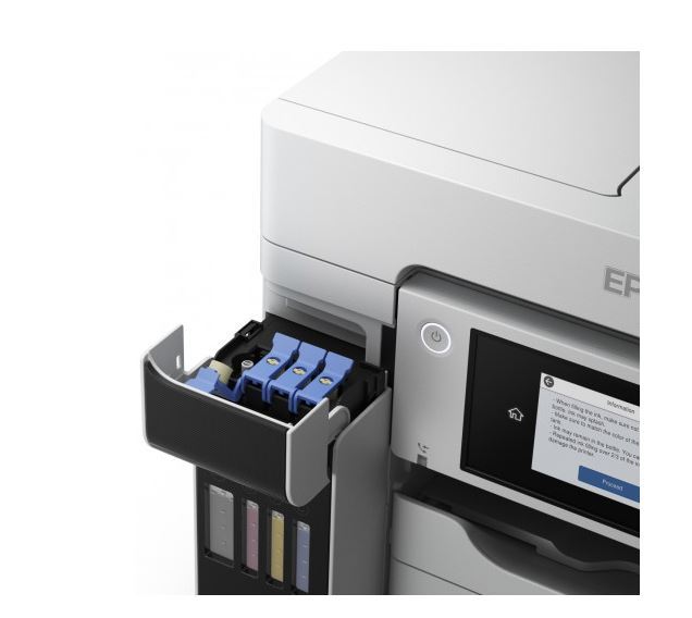 Epson L6580 C11CJ28402 atramentová multifunkcia.

Toto ľahko použiteľné zariadenie EcoTank L6580 umožňuje tlačiť, skenovať, kopírovať a faxovať dokumenty s výnimočne nízkymi nákladmi na tlač jednej strany a nízkou spotrebou energie vďaka technológii Heat-Free PrecisionCore.

* Vysokorýchlostná tlač
* Minimálna potreba zásahov zo strany používateľa
* Tlačte odkiaľkoľvek
* Tlačová hlava PrecisionCore™
* Dotyková obrazovka, Priama tlač z USB

Tlač, Skenovanie, Kopírovanie, Fax

Formát tlačiarne:  A4
Rozlíšenie[DPI]:  4.800 x 2.400 dpi
Rýchlosť čiernej tlače [str/min]:  25 Str./min
Rýchlosť farebnej tlače [str/min]:  25 Str./min
Rýchlosť obojstrannej tlače ISO/IEC 24734:  21 A4 str./min.
Tlač prvej strany [sec]:  Čiernobielo 5,5 s, Colour 6 s
Max.

Obojstranná tlač:  Áno
Automatický podávač pre skenovanie:  áno
Spracovanie médií:  Automatický podávač dokumentov, obojstranná kópia (A4, obyčajný papier), Automatický podávač dokumentov, obojstranný fax (A4, obyčajný papier), Automatický podávač dokumentov, obojstranné skenovanie (A4, obyčajný papier), Automatická obojstranná tlač (A4, obyčajný papier)

Kapacita zásobníka [str]: 

Kapacita výstupného zásobníka: 125 Listov
Kapacita zásobníka papiera: 250 Listov Štandardná, 550 Listov max.

Rozhranie: 

Mobilná tlač a pripojenie: Wi-Fi, Wi-Fi Direct, Ethernet a bezplatné aplikácie pre mobilnú tlač

Sieťový protokol: IPv4, IPv6
WLAN zabezpečenie: WEP 64 Bit, WEP 128 Bit, WPA PSK (TKIP)

Tlačové jazyky:  PCL3, PCL5c, PostScript 3

Skenér: 

Obojstranné skenovanie
Rýchlosť jednostranného skenovania (A4 čiernobielo): 27,5 ipm s ADF skenom
Rýchlosť obojstranného skenovania (A4 čiernobielo): 11 ipm s ADF skenom
Rýchlosť jednostranného skenovania (A4 farebne): 9 ipm s ADF skenom 10 sek.
Rýchlosť obojstranného skenovania (A4 farebne): 6 ipm with ADF scan
Skenovacie rozlíšenie: 2.400 dpi x 1.200 dpi (horizontálne x vertikálne)
Pokročilá integrácia dokumentov: E-mail, FTP, Počítač (Epson Document Capture Pro)
Výstupné formáty: BMP, JPEG, TIFF, multi-TIFF, PDF, PNG
Typ skenera: Contact image sensor (CIS)

Fax:  Čiernobiele aj farebné faxovanie bez nutnosti zapínať počítač

Spotreba [W]:  19 W (samostatné kopírovanie, vzor ISO/IEC 24712), 0,8 W (úsporný režim), 10 W Pripravené, 0,2 W (vypnutie), TEC 0,14 kWh/týždeň

Rozmery:  425 x 500 x 350 mm (šírka x hĺbka x výška)
Hmotnosť [kg]:  17,8 kg

Podporované operačné systémy:  Mac OS 10.10.x, Mac OS 10.6+, Mac OS 10.7.x, Mac OS 10.8.x, Mac OS 10.9.x, Mac OS X 10.11.x, Mac OS X 10.12.x, Mac OS X 10.13.x, Windows 10 (32/64 bit), Windows 7 (32/64 bit), Windows 8 (32/64-bitová verzia), Windows 8.1 (32/64 bit), Windows Server 2008 R2, Windows Server 2012 R2, Windows Server 2016, Windows Vista (32/64bitová verzia), Windows XP Professional x64 Edition SP2 alebo novší, Windows XP SP3 alebo novší (32-bit), Windows Server 2003 R2, spectextoptionoperatingsystemswin2003ii2, Verzia Windows XP Professional x64

Obsah balenia:

1 kompletná sada atramentu (BK – 127 ml, CMY – 70 ml), Ovládače a pomocné programy (CD), Inštalačná/bezpečnostná príručka, Hlavné zariadenie, napájací kábel, Úvodná príručka, Záručný dokument

Záruka: 24 mesiacov
 
!
Chcete ZDARMA predĺžiť záruku na 3 roky?