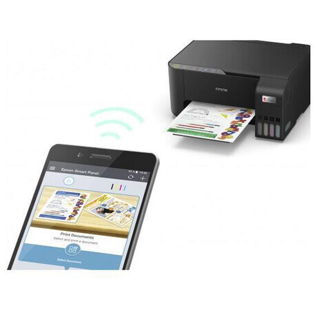 EPSON EcoTank L1270 C11CJ71407 atramentová tlačiareň.
Metóda tlače: Tlačová hlava Epson Micro Piezo™
Konfigurácia trysiek: 180 trysiek čierna, 59 trysiek pre každú farbu
Min.
Atramentová technológia: Atrament na báze farbív
Tlačové rozlíšenie: 5.760 x 1.440 dpi
Kategória: Samostatné pracovisko, Home Office
Multifunkcia: Tlač

Tlač
Počet farieb: Štvorfarebný
Rýchlosť tlače ISO/IEC 24734: 10 Str./min Čiernobielo, 5 Str./min Colour, 69 s na fotografii 10 x 15 cm
Rýchlosť tlače: 33 Str./min Čiernobielo (obyčajný papier), 15 Str./min Colour (obyčajný papier), 27 s na fotografiu 10 x 15 cm (Papier Epson Premium Glossy Photo Paper)
Farby: Čierna [Dye], Azúrová [Dye], Žltá [Dye], Purpurová [Dye]

Spracovanie papiera/médií
Počet zásobníkov papiera: 1
Formáty papiera: A4 (21.0x29,7 cm), A5 (14,8x21,0 cm), C6 (obálka), A6 (10,5x14,8 cm), B5, B6, č.
Duplexná tlač: Manuálna
Kapacita výstupného zásobníka: 30 Listov
Kapacita zásobníka papiera: 100 Listov Štandardná
Vhodná gramáž papiera: 64 g/m2 - 300 g/m2
Spracovanie médií: Tlač bez okrajov (do veľkosti 10 x 15 cm)
Všeobecné informácie: Spotreba energie
0,7 W (úsporný režim), 12 W (tlač), 3 W Pripravené, 0,2 W (vypnutie), TEC 0,14 kWh/týždeň
Napájanie: AC 100 V - 240 V, 50 Hz - 60 Hz
Rozmery výrobku: 375?
Hmotnosť výrobku: 2,9 kg
kompatibilné operačné systémy: Mac OS X 10.6.8 alebo novší, Windows 10, Windows 7, Windows 8, Windows 8.1, Windows Server 2008 (32/64bitová verzia), Windows Server 2008 R2, Windows Server 2012 (64bit), Windows Server 2012 R2, Windows Server 2016, Windows Vista, Windows XP Professional x64 Edition SP2 alebo novší, Windows XP SP3 alebo novší (32-bit), Windows Server 2003 R2, Windows Server 2003 SP2 alebo novší
Rozhranie: USB, Wi-Fi, Wi-Fi Direct
Tlač z mobilných zariadení a cloudu: Epson Connect (iPrint, Email Print, Remote Print Driver)
Farba: Čierna

Výťažnosť pri použití dodaných nádržiek
Výťažnosť čiernobielych stránok: 8.100 Strán
Výťažnosť farebných strán: 6.500 StranyZískajte predĺženú 3-ročnú záruku po registrácii na stránkach Epson.
 
!