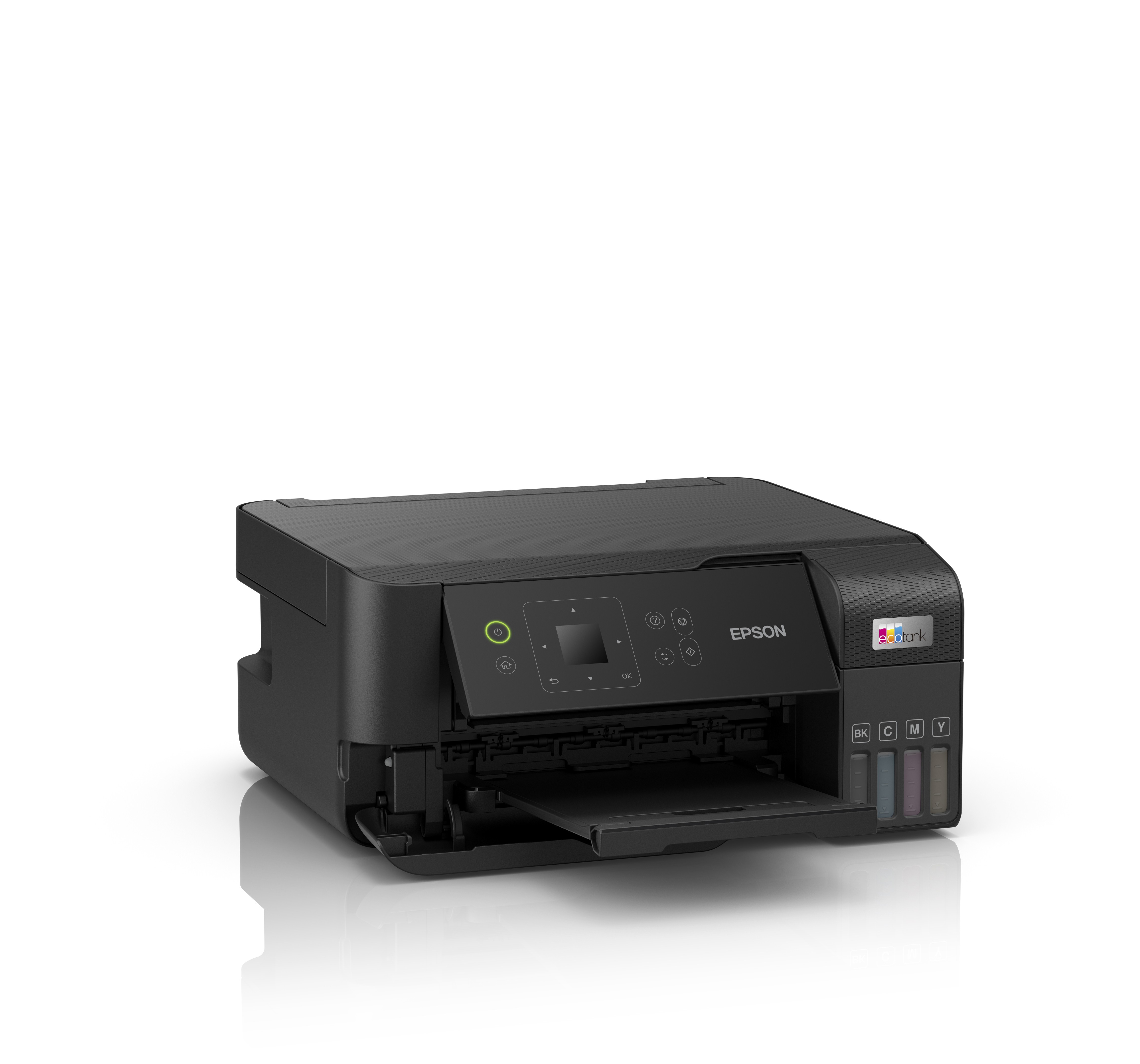 Epson EcoTank L3560 C11CK58403 atramentová multifunkcia.

Technické údaje

Technológia
Metóda tlače: Tlačová hlava PrecisionCore™
Konfigurácia trysiek: 400 trysiek čierna, 128 trysiek pre každú farbu
Min.
Atramentová technológia: Atrament na báze farbív
Tlačové rozlíšenie: 4.800 x 1.200 dpi
Kategória: Samostatné pracovisko, Home Office
Funkcie: Tlač, Skenovanie, kopírovanie

Tlač
Počet farieb: 4
Rýchlosť tlače ISO/IEC 24734: 15 str./min Čiernobielo, 8 Str./min Colour
Rýchlosť tlače: 33 Str./min Čiernobielo (obyčajný papier), 20 Str./min Colour (obyčajný papier)
Čas do vytlačenia prvej strany: Čiernobielo 9 s, Colour 15 s
Farby: Čierna, Azúrová, Žltá, Purpurová
Kapacita náplní: 65 ml

Skenovanie
Rýchlosť jednostranného skenovania (A4 čiernobielo): 11 sec.
Rýchlosť jednostranného skenovania (A4 farebne): 28 sek.
Skenovacie rozlíšenie: 1.200 dpi x 2.400 dpi (horizontálne x vertikálne)
Výstupné formáty: BMP, JPEG, PICT, TIFF, multi-TIFF, PDF, PNG
Typ skenera: Contact image sensor (CIS)

Spracovanie papiera/médií
Počet zásobníkov papiera: 1
Formáty papiera: A4 (21.0x29,7 cm), A5 (14,8x21,0 cm), A6 (10,5x14,8 cm), B5, B6, C6 (obálka), DL (obálka), č.
Duplexná tlač: Manuálna
Kapacita výstupného zásobníka: 30 Listov
Kapacita zásobníka papiera: 100 Listov Štandardná
Vhodná gramáž papiera: 64 g/m2 - 300 g/m2
Spracovanie médií: Tlač bez okrajov (do veľkosti 10 x 15 cm)

Všeobecné informácie
Spotreba energie: 12 W (samostatné kopírovanie, vzor ISO/IEC 24712), 0,8 W (úsporný režim), 7,1 W Pripravené, 0,2 W (vypnutie), TEC 0,15 kWh/týždeň
Napájanie: AC 100 V - 240 V, 50 Hz - 60 Hz
Rozmery výrobku: 375?
Hmotnosť výrobku: 4,3 kg
Max.

Kompatibilné operačné systémy
Mac OS X 10.9.5 alebo novší, Windows 10 (32/64 bit), Windows 11 alebo novší, Windows 7 (32/64 bit), Windows 8 (32/64-bitová verzia), Windows 8.1 (32/64 bit), Windows Server 2008 (32/64bitová verzia), Windows Server 2008 R2, Windows Server 2012 R2, Windows Server 2016, Windows Vista (32/64bitová verzia), Windows XP Professional x64 Edition SP2 alebo novší, Windows XP SP3 alebo novší (32-bit), Windows Server 2003 R2, Windows Server 2003 SP2 alebo novší, macOS 11 alebo novší

Rozhranie: USB, Wi-Fi, Wi-Fi Direct
WLAN zabezpečenie: WEP 64 Bit, WEP 128 Bit, WPA PSK (TKIP), WPA2 PSK (AES), WPA3-SAE(AES)
Tlač z mobilných zariadení a tlač do cloudu: Apple AirPrint, Epson Smart Panel App, Epson Connect (Email Print, Remote Print Driver)
Napájanie: 220 V, 240 V
Obsah dodávky: 4 samostatné 65ml fľaštičky s atramentom (čierna, azúrová, žltá a purpurová) a 1 náhradná fľaštička s čiernym atramentom, Hlavné zariadenie, napájací kábel, Návod na inštaláciu, Záručný dokument
Farba: Čierna

Ďalšie funkcie
LCD displej: Typ: Farebný, Uhlopriečka: 3,7 cm

Ostatné
Záruka: 24 mesiacov u dodávateľa, 50.000 Strany

Výťažnosť pri použití dodaných nádržiek
Výťažnosť čiernobielych stránok: 6.600 Strany
Výťažnosť farebných stránok: 5.900 Strany
 
!
Chcete ZDARMA predĺžiť záruku na 3 roky?