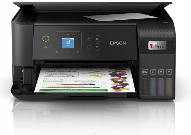 Epson EcoTank L3560 C11CK58403 atramentová multifunkcia.

Technické údaje

Technológia
Metóda tlače: Tlačová hlava PrecisionCore™
Konfigurácia trysiek: 400 trysiek čierna, 128 trysiek pre každú farbu
Min.
Atramentová technológia: Atrament na báze farbív
Tlačové rozlíšenie: 4.800 x 1.200 dpi
Kategória: Samostatné pracovisko, Home Office
Funkcie: Tlač, Skenovanie, kopírovanie

Tlač
Počet farieb: 4
Rýchlosť tlače ISO/IEC 24734: 15 str./min Čiernobielo, 8 Str./min Colour
Rýchlosť tlače: 33 Str./min Čiernobielo (obyčajný papier), 20 Str./min Colour (obyčajný papier)
Čas do vytlačenia prvej strany: Čiernobielo 9 s, Colour 15 s
Farby: Čierna, Azúrová, Žltá, Purpurová
Kapacita náplní: 65 ml

Skenovanie
Rýchlosť jednostranného skenovania (A4 čiernobielo): 11 sec.
Rýchlosť jednostranného skenovania (A4 farebne): 28 sek.
Skenovacie rozlíšenie: 1.200 dpi x 2.400 dpi (horizontálne x vertikálne)
Výstupné formáty: BMP, JPEG, PICT, TIFF, multi-TIFF, PDF, PNG
Typ skenera: Contact image sensor (CIS)

Spracovanie papiera/médií
Počet zásobníkov papiera: 1
Formáty papiera: A4 (21.0x29,7 cm), A5 (14,8x21,0 cm), A6 (10,5x14,8 cm), B5, B6, C6 (obálka), DL (obálka), č.
Duplexná tlač: Manuálna
Kapacita výstupného zásobníka: 30 Listov
Kapacita zásobníka papiera: 100 Listov Štandardná
Vhodná gramáž papiera: 64 g/m2 - 300 g/m2
Spracovanie médií: Tlač bez okrajov (do veľkosti 10 x 15 cm)

Všeobecné informácie
Spotreba energie: 12 W (samostatné kopírovanie, vzor ISO/IEC 24712), 0,8 W (úsporný režim), 7,1 W Pripravené, 0,2 W (vypnutie), TEC 0,15 kWh/týždeň
Napájanie: AC 100 V - 240 V, 50 Hz - 60 Hz
Rozmery výrobku: 375?
Hmotnosť výrobku: 4,3 kg
Max.

Kompatibilné operačné systémy
Mac OS X 10.9.5 alebo novší, Windows 10 (32/64 bit), Windows 11 alebo novší, Windows 7 (32/64 bit), Windows 8 (32/64-bitová verzia), Windows 8.1 (32/64 bit), Windows Server 2008 (32/64bitová verzia), Windows Server 2008 R2, Windows Server 2012 R2, Windows Server 2016, Windows Vista (32/64bitová verzia), Windows XP Professional x64 Edition SP2 alebo novší, Windows XP SP3 alebo novší (32-bit), Windows Server 2003 R2, Windows Server 2003 SP2 alebo novší, macOS 11 alebo novší

Rozhranie: USB, Wi-Fi, Wi-Fi Direct
WLAN zabezpečenie: WEP 64 Bit, WEP 128 Bit, WPA PSK (TKIP), WPA2 PSK (AES), WPA3-SAE(AES)
Tlač z mobilných zariadení a tlač do cloudu: Apple AirPrint, Epson Smart Panel App, Epson Connect (Email Print, Remote Print Driver)
Napájanie: 220 V, 240 V
Obsah dodávky: 4 samostatné 65ml fľaštičky s atramentom (čierna, azúrová, žltá a purpurová) a 1 náhradná fľaštička s čiernym atramentom, Hlavné zariadenie, napájací kábel, Návod na inštaláciu, Záručný dokument
Farba: Čierna

Ďalšie funkcie
LCD displej: Typ: Farebný, Uhlopriečka: 3,7 cm

Ostatné
Záruka: 24 mesiacov u dodávateľa, 50.000 Strany

Výťažnosť pri použití dodaných nádržiek
Výťažnosť čiernobielych stránok: 6.600 Strany
Výťažnosť farebných stránok: 5.900 Strany
 
!
Chcete ZDARMA predĺžiť záruku na 3 roky?