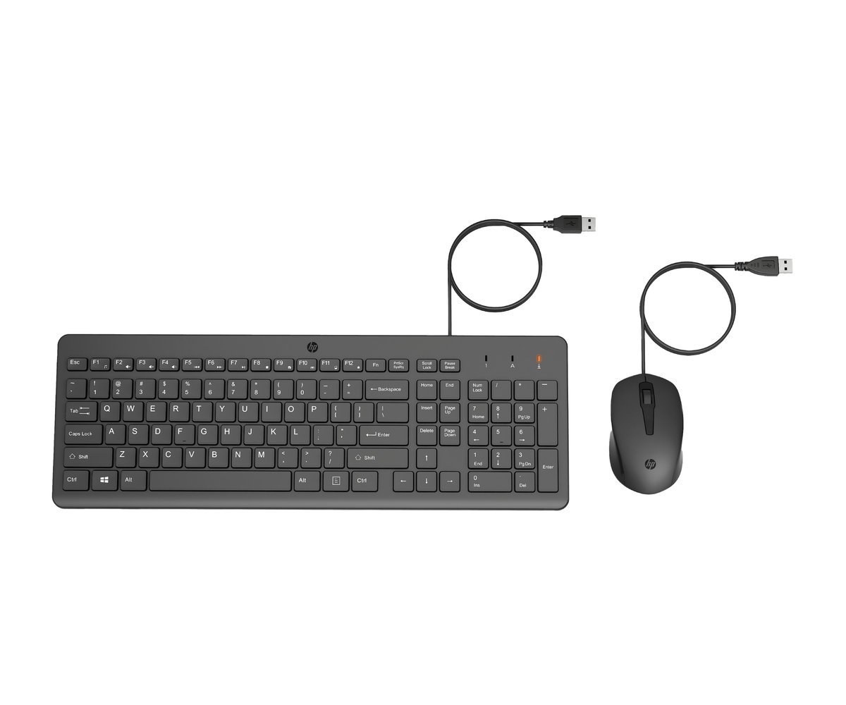 Levně HP 240J7AA#AKC 150 Wired Mouse and Keyboard HUN