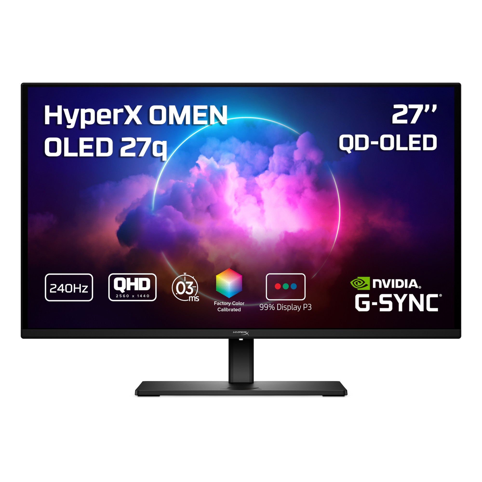 HP HP CH0R2E9#ABB HyperX OMEN/27q/27.6"/QD-OLED/QHD/240Hz/0.03ms/Black/3R