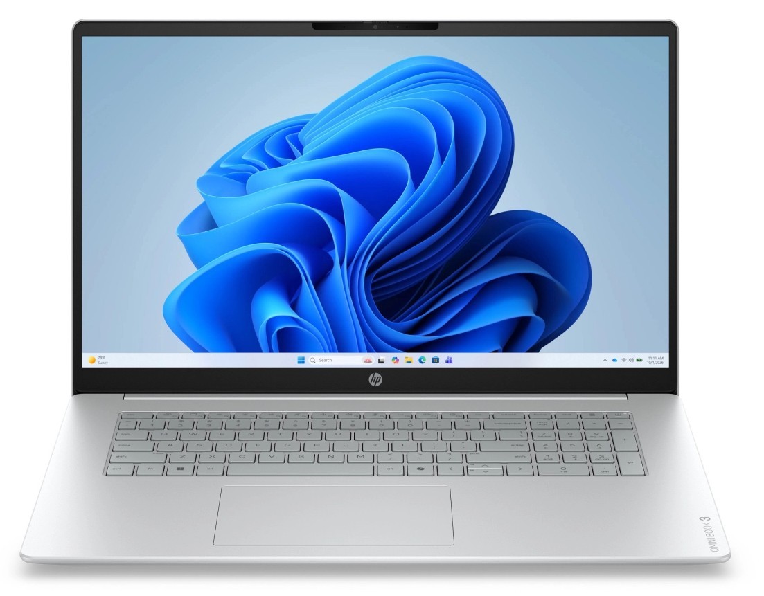 HP HP Omnibook 3/17-dp0070ncx/R5-40/17.3"/FHD/16GB/512GB/AMD int/W11P/Silver/2R