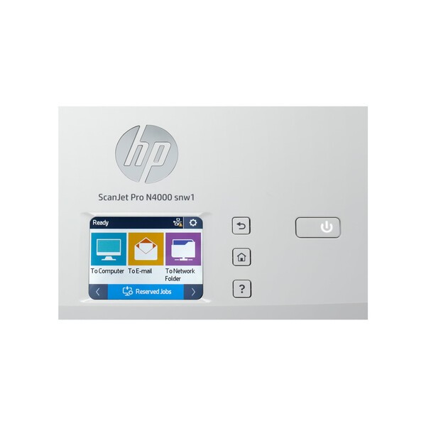 HP ScanJet Pro N4000 snw1 6FW08A#B19 skener.

* Rýchle skenovanie.
* Zjednodušte si prácu skenovaním jedným dotykom.
* Skenujte obchodné dokumenty ako profík

Typ skenera:  Priechodný
Typ snímača skenera:  CMOS CIS
Podporované typy médií:  Rezné listy papiera; Tlačený papier (pre laserové a atramentové tlačiarne); Perforovaný papier; Bankové šeky; Vizitky; Faktúry; Samoprepisovacie formuláre; Nosné fólie na jemné dokumenty; Zošívané médiá bez sponiek; Plastové karty (o hrúbke až 1,24 mm)

Automatický podávač: 

Kapacita automatického podávača dokumentov: Štandardne, 50 listov
Rýchlosť automatického podávača dokumentov: Až 40 str./min a 80 obr./min
Možnosti skenovania (aut.
Maximálna veľkosť skenu (aut.
Minimálna veľkosť obrázka naskenovaného pomocou automatického podávača papiera: 50,8 x 50,8 mm

Skenovacie rozlíšenie [DPI]:  Až 600 dpi
Farebná hĺbka [bitov]:  24 bitov (externé), 48 bitov (interné)
Funkcie digitálneho odosielania: 
Skenovanie do počítača; Skenovanie do USB; Skenovanie do e-mailu; Skenovanie do sieťového priečinka; Skenovanie do SharePointu; Skenovanie do skratky; Skenovanie do cloudu

Formát uloženia skenovaného dokumentu:  Pre text a obrázky: PDF, PDF/A, šifrované PDF, JPEG, PNG, BMP, TIFF, Word, Excel, PowerPoint, Text (.txt), Rich Text (.rtf) a prehľadávateľné PDF

Pokročilé funkcie skenera:  HP EveryPage (ultrazvukový snímač), automatická detekcia farieb, automatické orezanie, automatická expozícia, automatická orientácia, OCR, zónová funkcia OCR, zónový čiarový kód, odstránenie hrán, vyčistenie pozadia, odstránenie otvorov, vynechanie farieb, narovnanie stránky, skenovanie do cloudu, skenovanie do e-mailu, zabezpečenie PDF, nastavenie pokročilej detekcie zaseknutia papiera, pokročilá detekcia zaseknutia papiera, dávkové spracovanie, čiarový kód, skenovanie do viacerých umiestnení, Citrix Ready

Rozhranie:  Ethernet 10/100 Base-T, USB 3.0, Wi-Fi 802.11 b/g/n, Wi-Fi Direct

Spotreba energie [W]:  5,9 W (pohotovostný režim), 24 W (skenovanie), 1,8 W (režim spánku), 0,1 W (automatické vypnutie), 0,1 W (vypnuté)
Rozmery (Š x H x V):  300 x 172 x 154 mm
Hmotnosť [kg]:  2,8 kg

Podporované OS:  Windows (10, 8.1, 7, XP: 32/64bitový, 2008 R2, 2012 R2, 2016, 2019)
MacOS (Catalina 10.15, Mojave 10.14, High Sierra 10.13)
Linux (Ubuntu, Fedora, Debian, RHEL, Linux Mint, Open Suse, Manjaro)
Pripravené pre Citrix
Kompatibilné so systémom Mac

Obsah balenia: 

*Priechodný skener HP ScanJet Pro N4000 snw1
*Napájací kábel
*Napájací adaptér
*Kábel USB
*Riadiaci modul skenera
*Letáky
*Sprievodca inštaláciou

Záruka:  12 mes.

 https://origin.www8.hp.com/sk/sk/products/scanners/product-detail.html?oid=28680715#!tab=specs

Získajte po registrácii 3-ročnú predĺženú záruku: https://h41201.www4.hp.com/WMCF.Web/sk/sk/promotion/4224/Home/