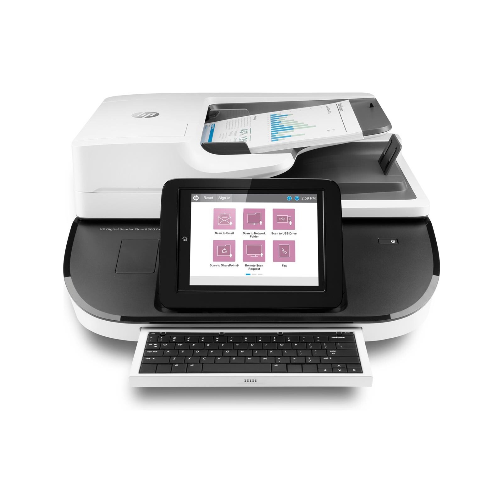 HP Digital Sender Flow 8500 fn2 L2762A#B19 skener