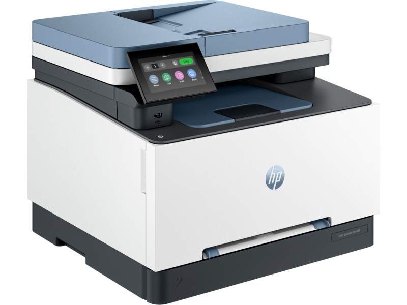 HP Color LaserJet Pro MFP 3302fdn 499Q7F#B19 laserová multifunkcia.

* Laser

Formát tlačiarne: A4
Rozlíšenie [DPI]:  600 x 600 dpi
Rýchlosť čiernej tlače [str/min]:  Až 25 str./min
Rýchlosť farebnej tlače [str/min]:  Až 25 str./min
Tlač prvej strany [sec]:  Už za 10,9 s
Max.
Pamäť [MB]:512 MB

Obojstranná tlač: Automaticky
Automatický podávač pre skenovanie:  Automatický podávač dokumentov na 50 listov

Kapacita zásobníka [str]: 

*Štandardný vstup: Hlavný vstupný zásobník na 250 listov, zásobník prioritného podávača na 1 list
*Štandardný výstup: Výstupný zásobník na 100 listov

Rozhranie:  1 sieťový port Gigabit Ethernet 10/100/1000 Base-TX; 1 vysokorýchlostný port USB 2.0 (zariadenie); 1 vysokorýchlostný port USB 2.0 (hostiteľ); 2 porty RJ-11 pre fax / modem / telefónnu linku; Ethernet s automatickým prechodom

Tlačové jazyky:  HP PCL6, PostScript, HP PCL5, PDF, URF, PWG-Raster, PCLM, JPEG

Skenér: 

*Typ skenera: Automatický podávač dokumentov; Plochý skener
*Technológia skenovania: Kontaktný obrazový senzor (CIS)
*Vstupné režimy skenovania: Skenovanie z predného panela; HP Universal Scan a používateľské aplikácie cez ovládač Twain
*Twain verzia: Verzia 2.1
*Obojstranné skenovanie prostredníctvom automatického podávača dokumentov: Nie
*Optické rozlíšenie skenu: Až 300 dpi (farebne a čiernobielo, automatický podávač dokumentov); Až 1 200 dpi (farebne a čiernobielo, plochý skener)

Fax:  Áno, 33,6 kbps

Spotreba [W]: 416 W (tlač), 7,6 W (pohotovostný režim), 0,95 W (režim spánku), 0,05 W (automatické vypnutie), 0,05 W (ručné vypnutie)
Hlučnosť:  Zvukové emisie – napájanie: 6,3 B(A), Emisie akustického tlaku: 51 dB(A)
Rozmery: Minimálne: 418 x 419,12 x 341,32 mm; Maximálne: 428 x 472 x 455 mm
Hmotnosť [kg]: cca 17,1 kg

Podporované operačné systémy:  Windows 11; Windows 10; Android; iOS; macOS 12 Monterey; macOS 13 Ventura; MacOS v14 Sonoma; Linux

Obsah balenia: 499Q7F Tlačiareň HP Color LaserJet Pro MFP 3302fdn; Napájací kábel; Tonerová kazeta; Užívateľská príručka; Letáky

Záruka: 24 mesiacov

Pre správnu kompatibilitu Care Packu, využite HP portál https://cpc2.ext.hp.com/?countries=CZ

 https://www.hp.com/bd-en/products/printers/product-details/2101440397